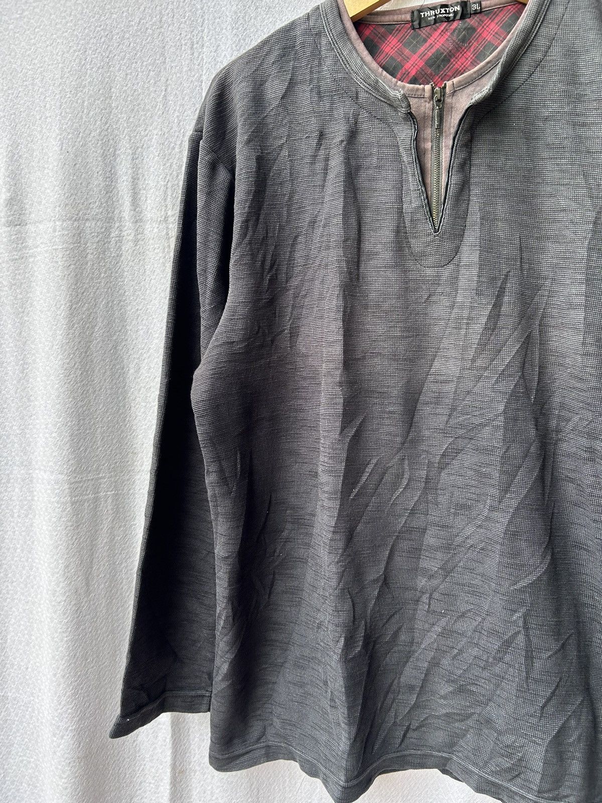 If Six Was Nine × Japanese Brand × Le Grande Bleu (L.G.B.) 💸BINDINGOFFER💸Double layer thruxton style halfzip longsleeve Size US XL / EU 56 / 4 - 2 Thumbnail
