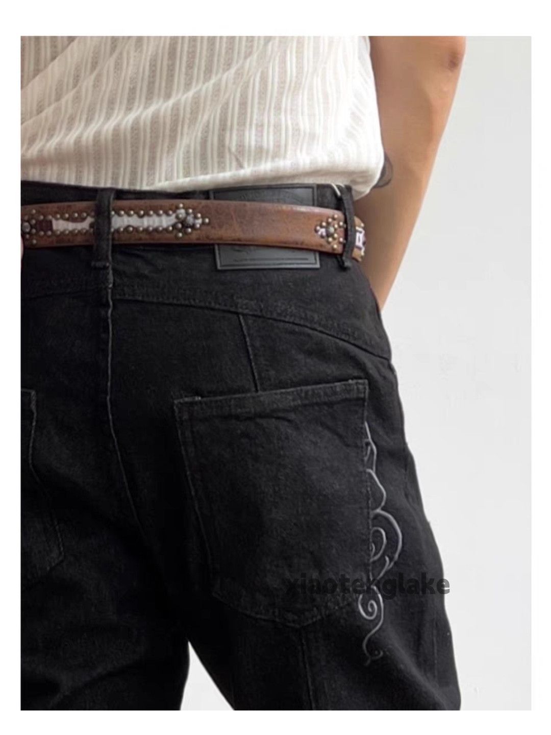Jean xtl utility punk yuppie grunge festival bootcut jeans Size US 32 / EU 48 - 7 Thumbnail