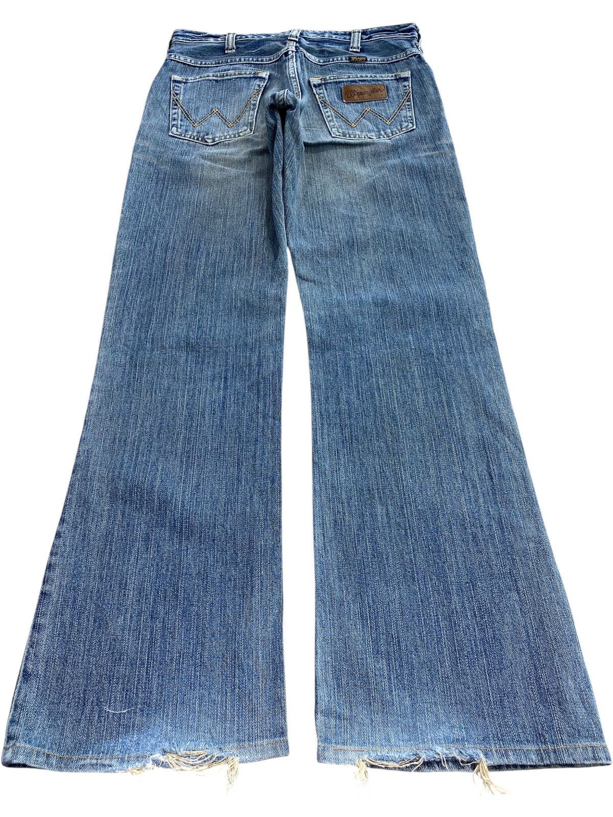 Wrangler Wrangler Brand Faded Wash Flare Style Jeans Size US 29 - 3 Thumbnail