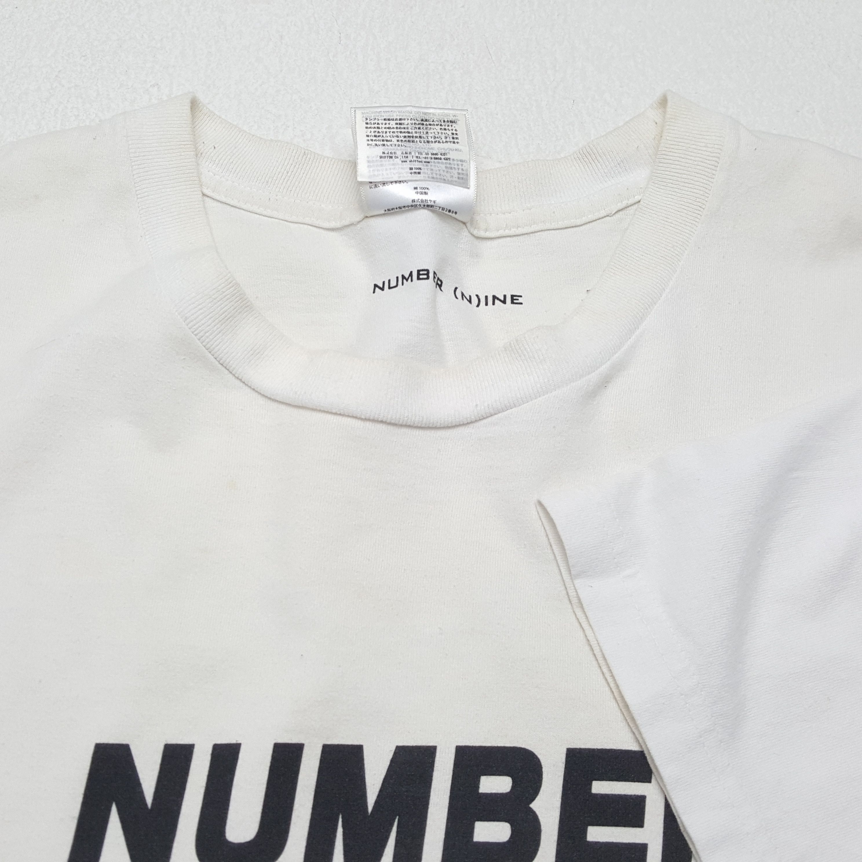Japanese Brand × Number (N)ine × Vintage NUMBER NINE Japanese Brand Center Design Tshirt Size US L / EU 52-54 / 3 - 7 Thumbnail