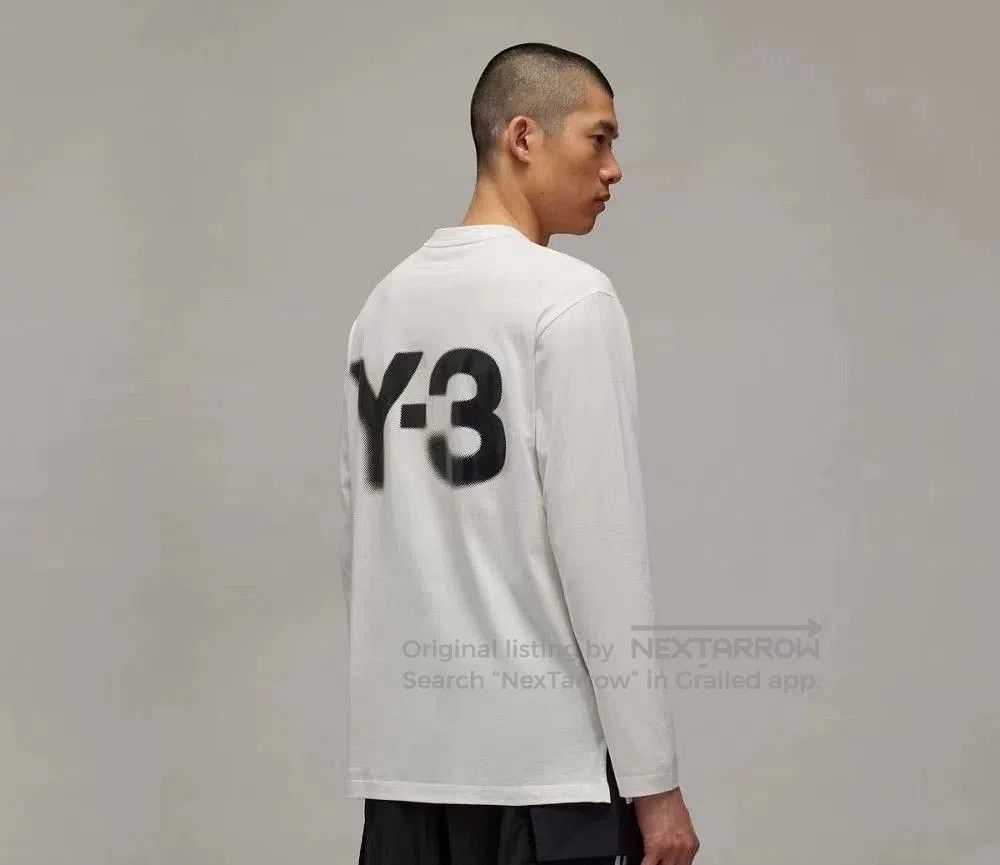 Y-3 Y-3 Men's Long Sleeve T-Shirt. Size US S / EU 44-46 / 1 - 8 Thumbnail