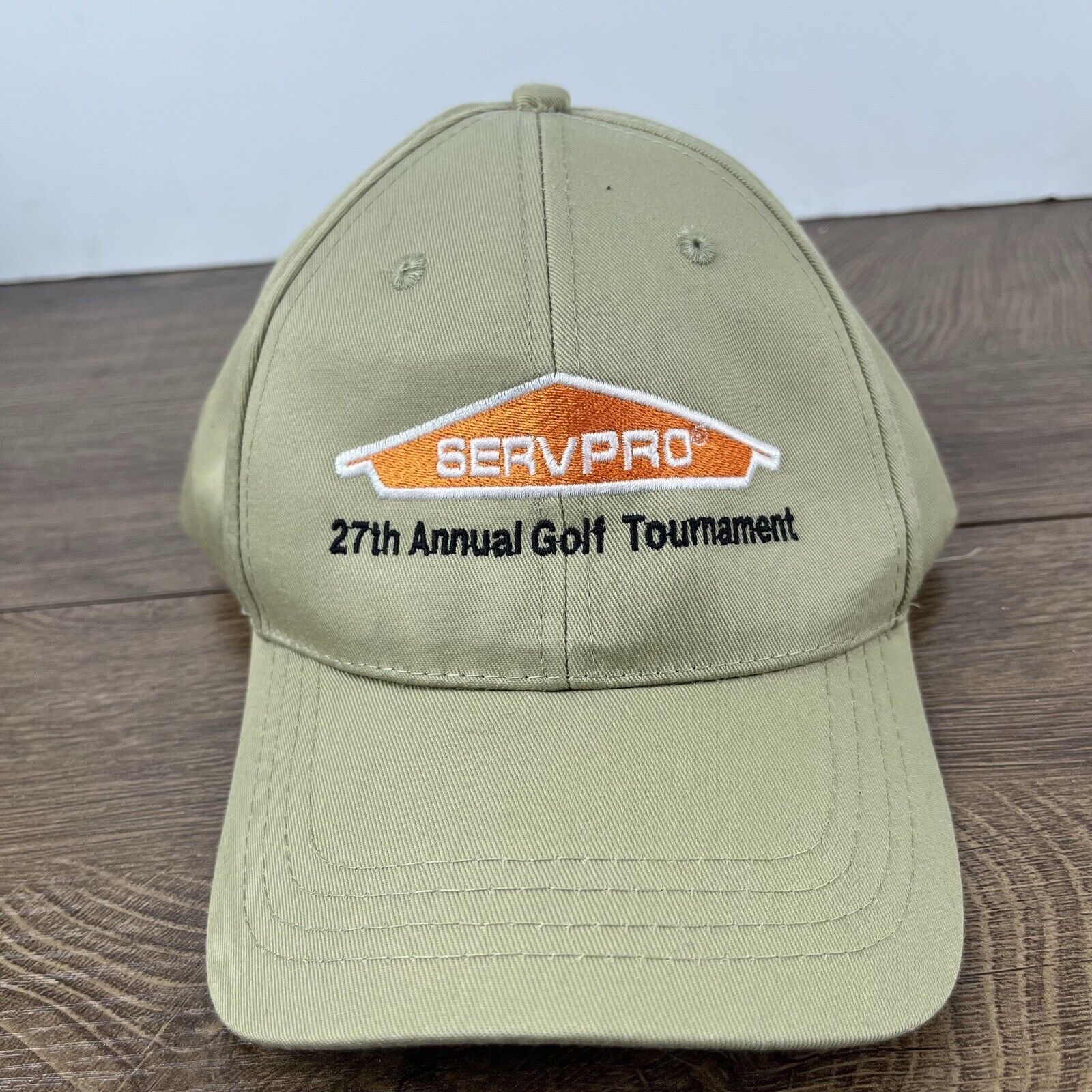 Other Servpro Hat 27th Annual Golf Tournament Adjustable Hat Tan B Size ONE SIZE - 4 Thumbnail