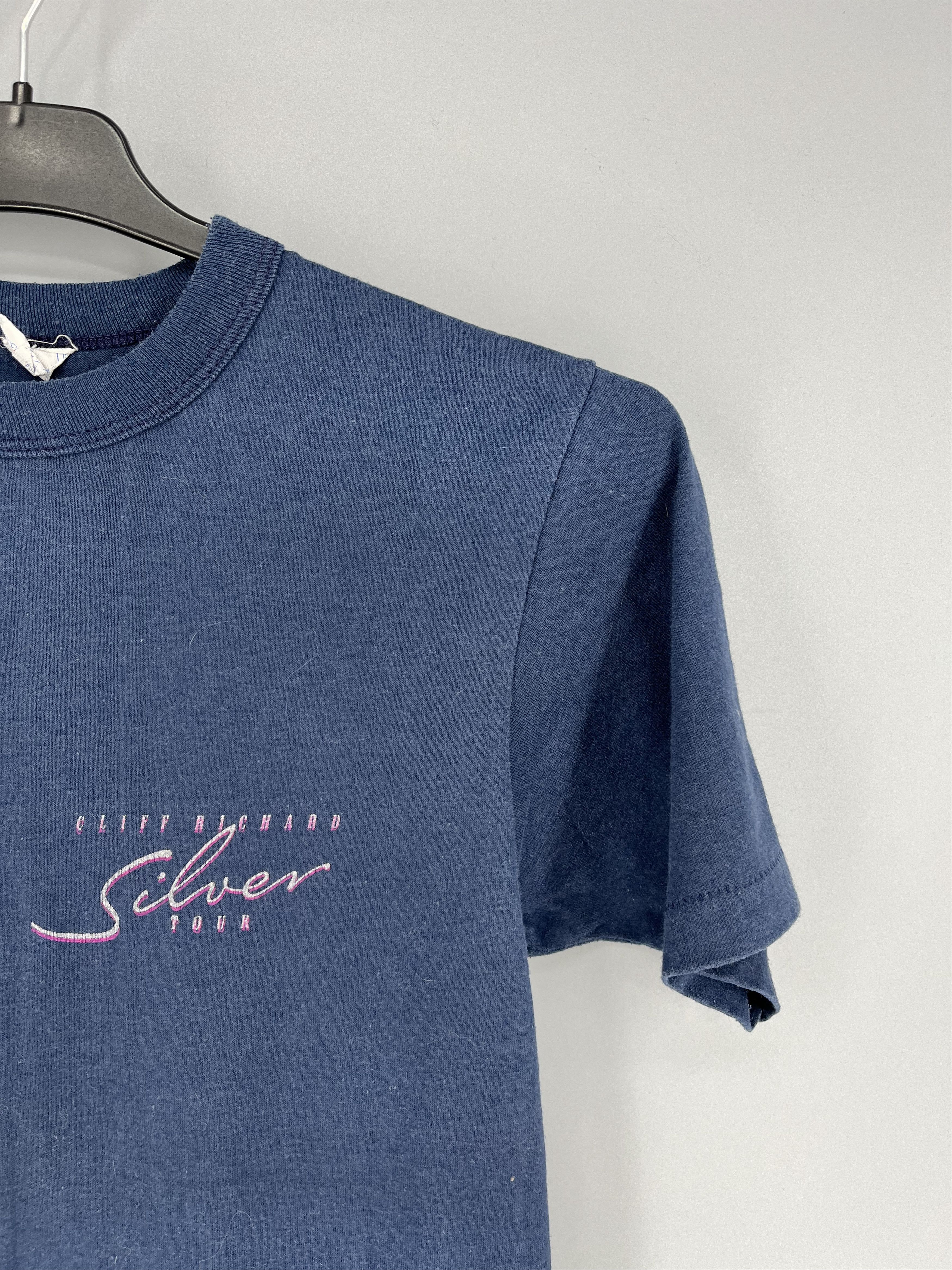 Band Tees 1988 Cliff Richard British Tour Concert Promo T-Shirt Size US XS / EU 42 / 0 - 4 Thumbnail