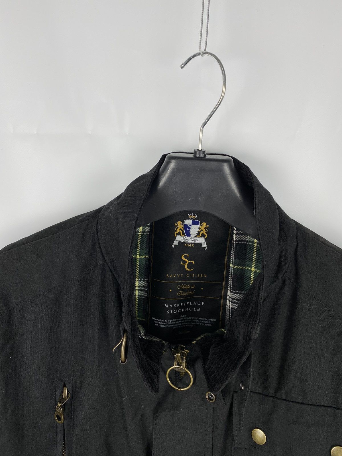 Savvy Citizen Waxed Cotton Jacket Men size M