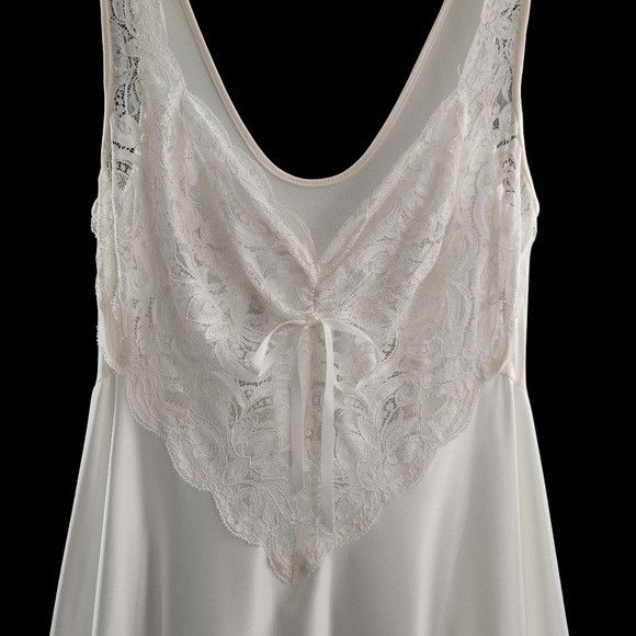 Vintage Rare Vintage 80s Olga Silver Label Nightgown Small Size S / US 4 / IT 40 - 15 Thumbnail