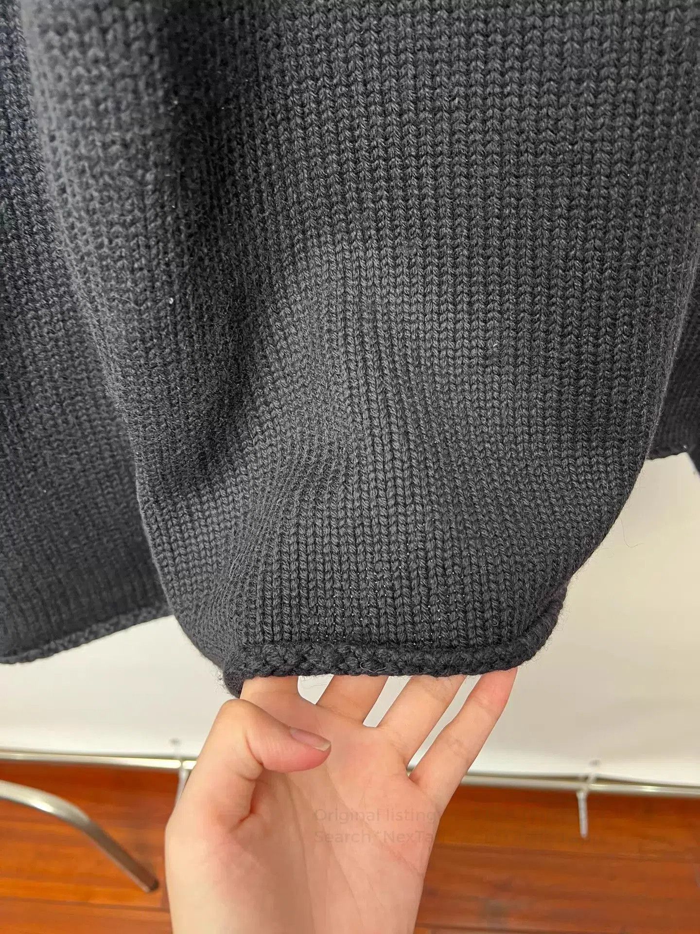 Yohji Yamamoto Black Knit Blazer-Style Cardigan. Size US M / EU 48-50 / 2 - 6 Thumbnail
