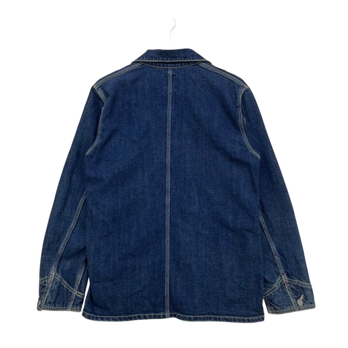 45rpm × Blue Blue Japan × Indigo 💥Vintage Global Work X Union Made Workwear Denim Jacket Size US M / EU 48-50 / 2 - 2 Thumbnail