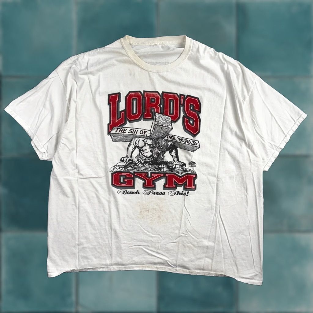 Vintage VINTAGE 90s Jesus Graphic T-Shirt Men 2XL White Crew Neck Short Sleeve Gospel Rap Band Size US XXL / EU 58 / 5 - 1 Thumbnail