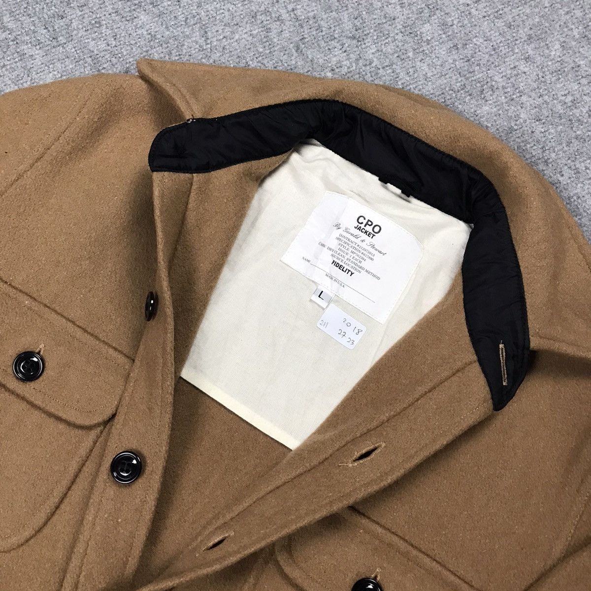 CPO × Designer CPO JACKET DOUBLE POCKET BROWN WOOL BUTTON JACKET Size US S / EU 44-46 / 1 - 7 Thumbnail