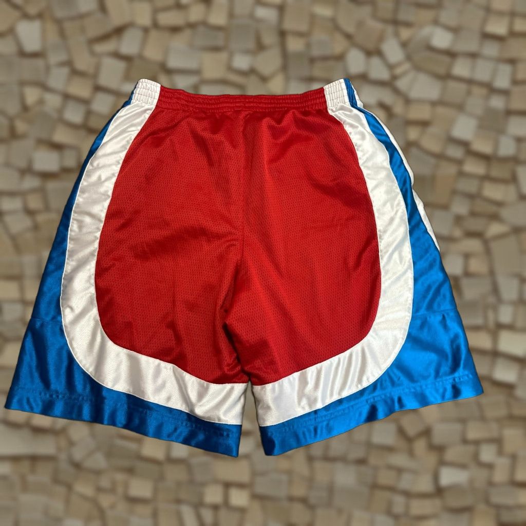 Nike VINTAGE Nike Shorts, Women's XL, Red White Blue, Logo, Basketball Shorts, Nike Size 40" / US 18 - 1 Thumbnail