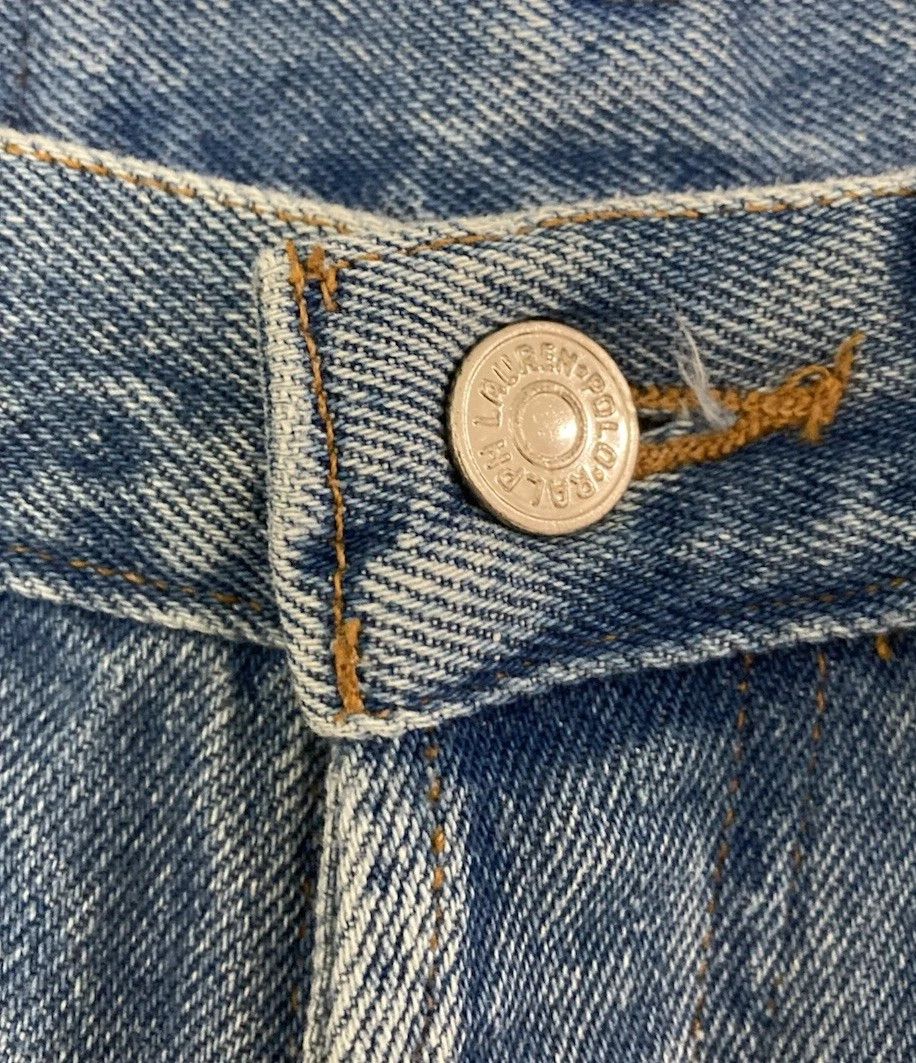 Polo Ralph Lauren VTG Polo Ralph Lauren Patchwork Jeans Distressed USA 28x33 Size US 28 / EU 44 - 3 Thumbnail