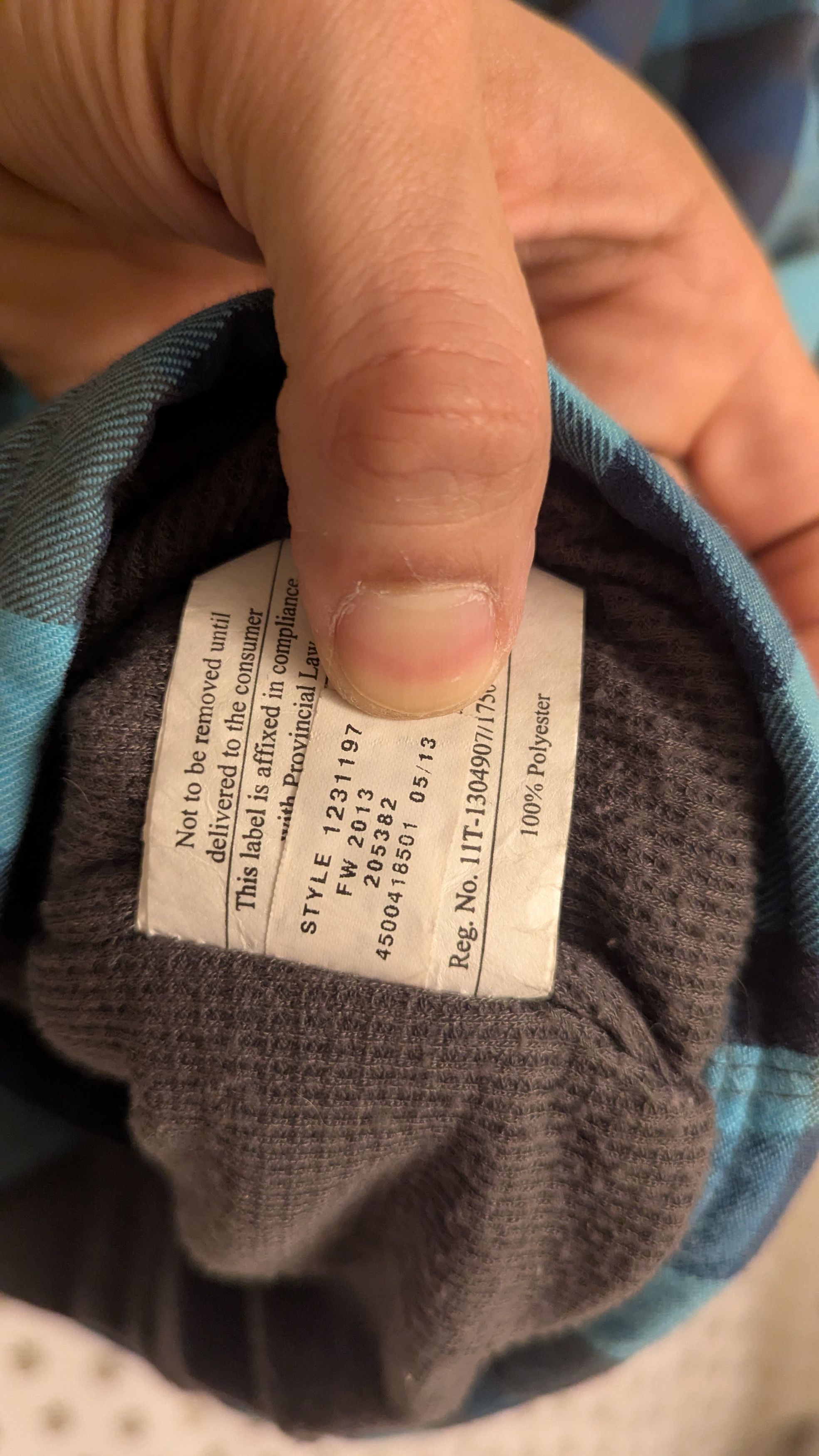 Under Armour Blue Check Plaid Under Armour Size US L / EU 52-54 / 3 - 5 Thumbnail