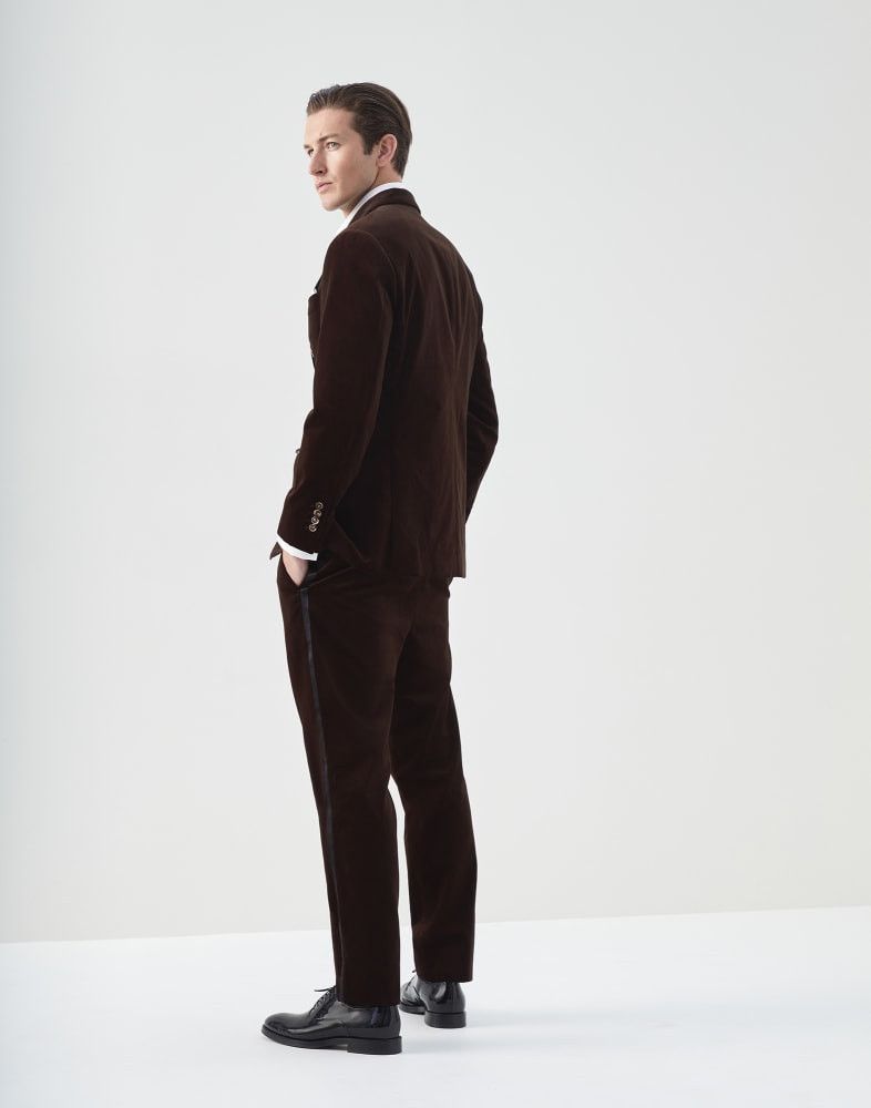 Brunello Cucinelli Suits in Coffee Size 52R - 5 Thumbnail