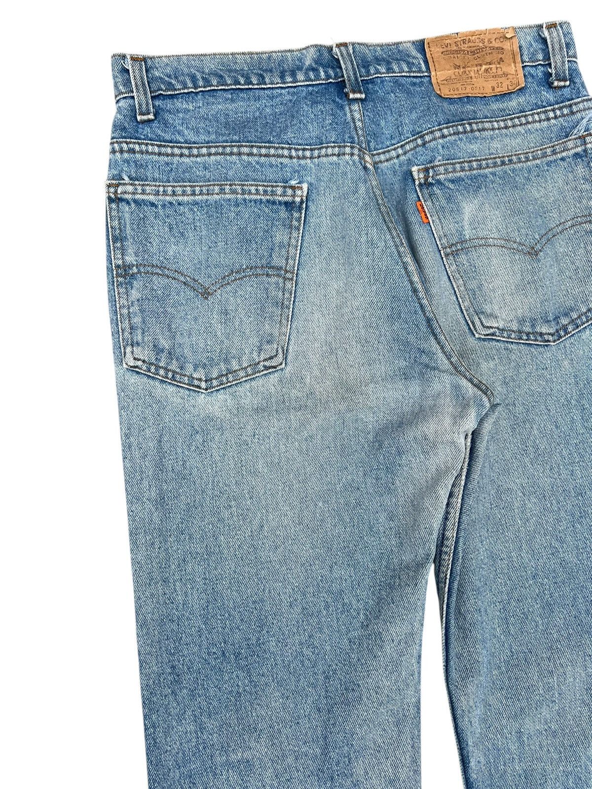Levi's VTG 80s Levi’s 517 Orange Tag Aging Mud Denim Flare Jeans Size US 31 - 15 Thumbnail