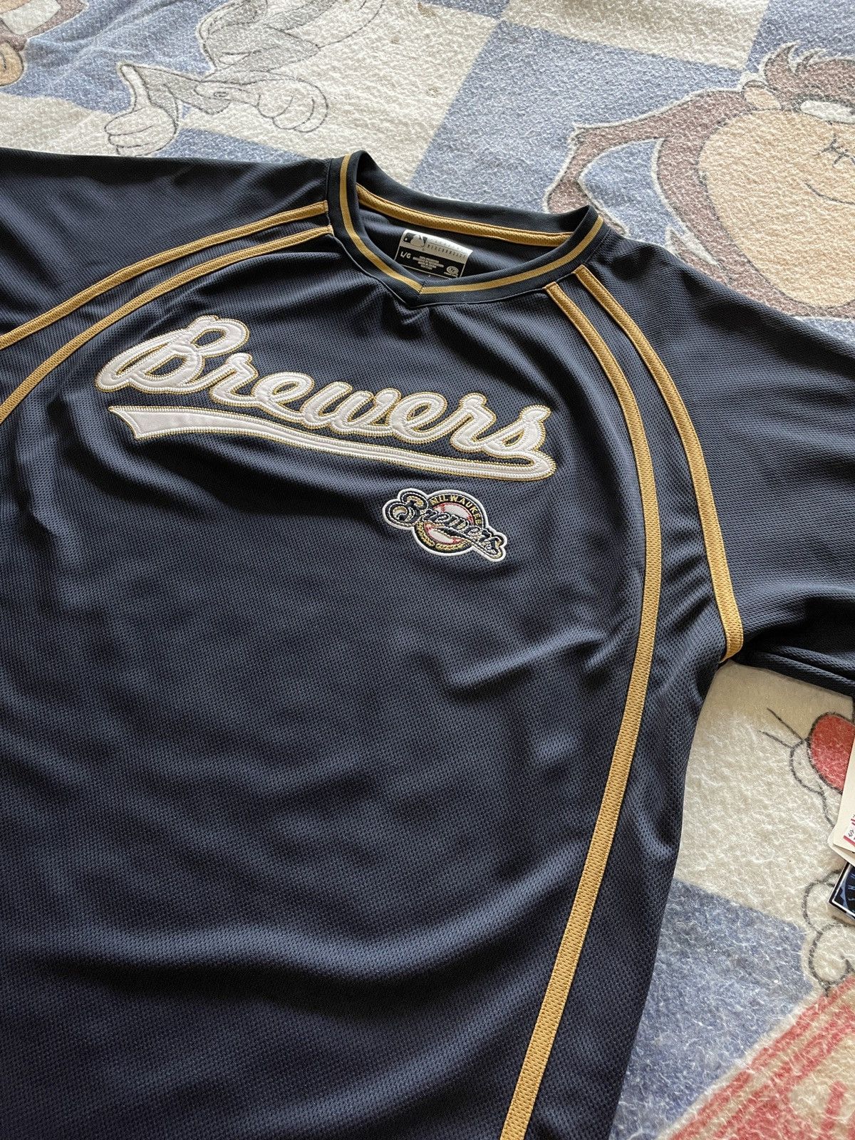 MLB Milwaukee Brewers jersey top Size US L / EU 52-54 / 3 - 2 Thumbnail