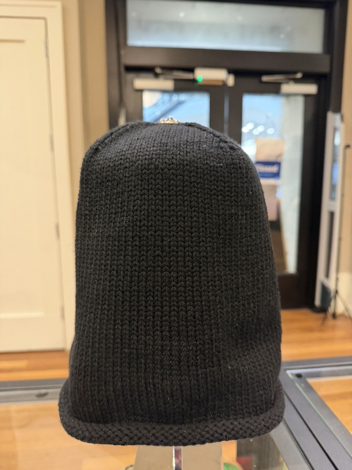 Chrome Hearts Chrome Hearts Oversized Cashmere Beanie - Black Size ONE SIZE - 3 Thumbnail