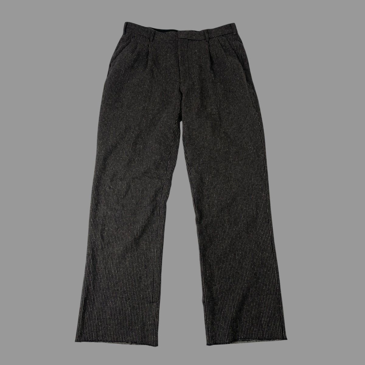 Vintage Vintage 90s striped wool work pants Size US 32 / EU 48 - 1 Thumbnail