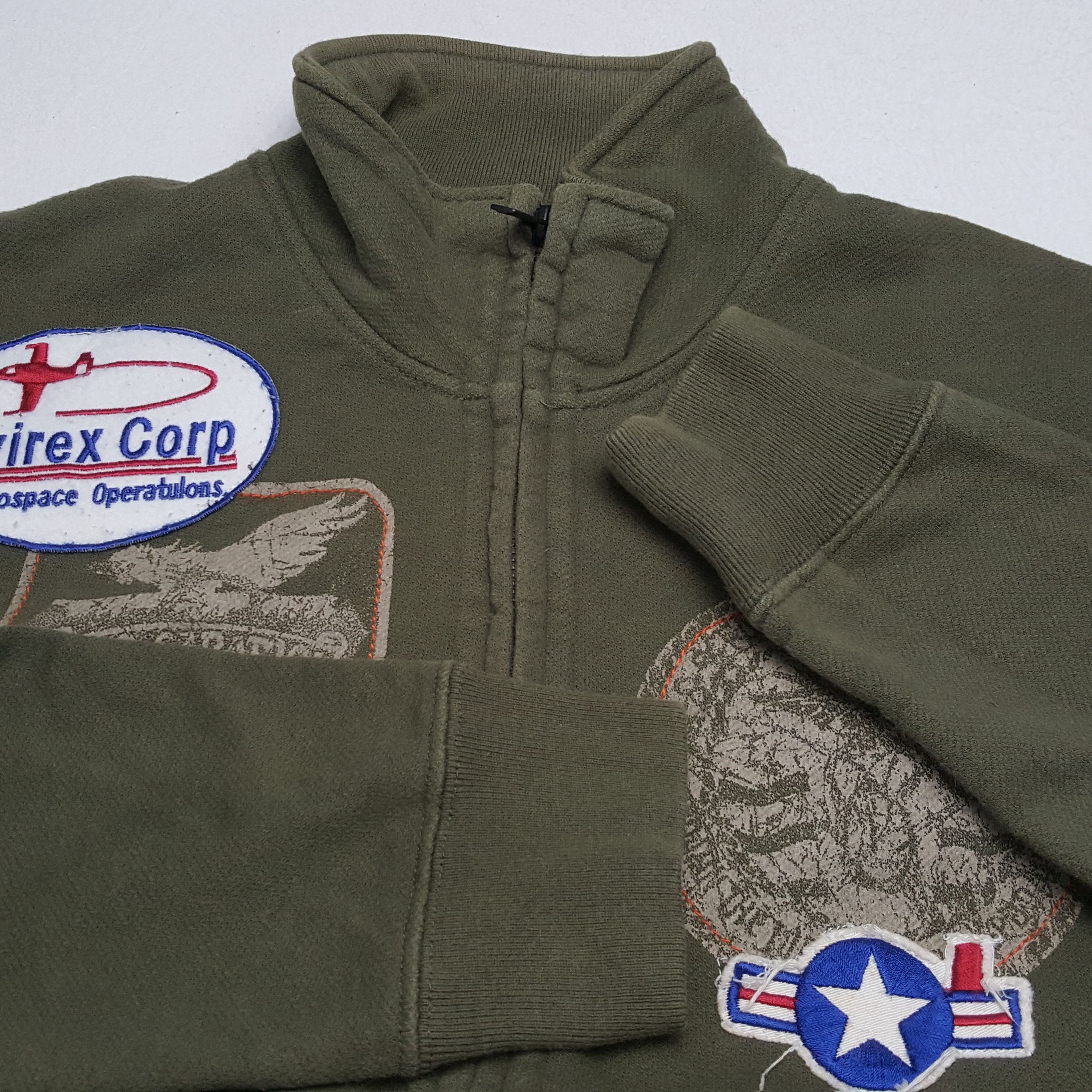 Avirex × Vintage AVIREX Corp Aerospace Sweater Jacket Size US M / EU 48-50 / 2 - 9 Thumbnail