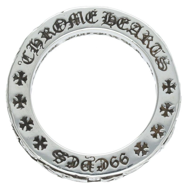 Chrome Hearts RARE! US 5 CHROME HEARTS 99 EYES 6mm SPACER RING SILVER Size ONE SIZE - 3 Thumbnail