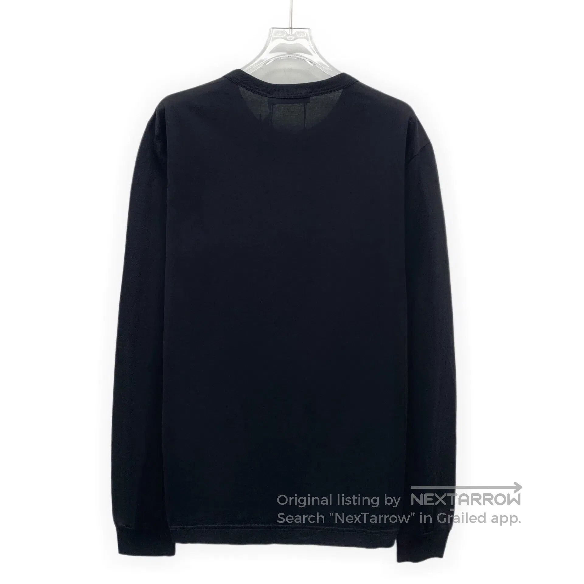 Dolce & Gabbana Dolce Gabbana Black cotton round neck long-sleeved T-shirt Size US L / EU 52-54 / 3 - 2 Thumbnail