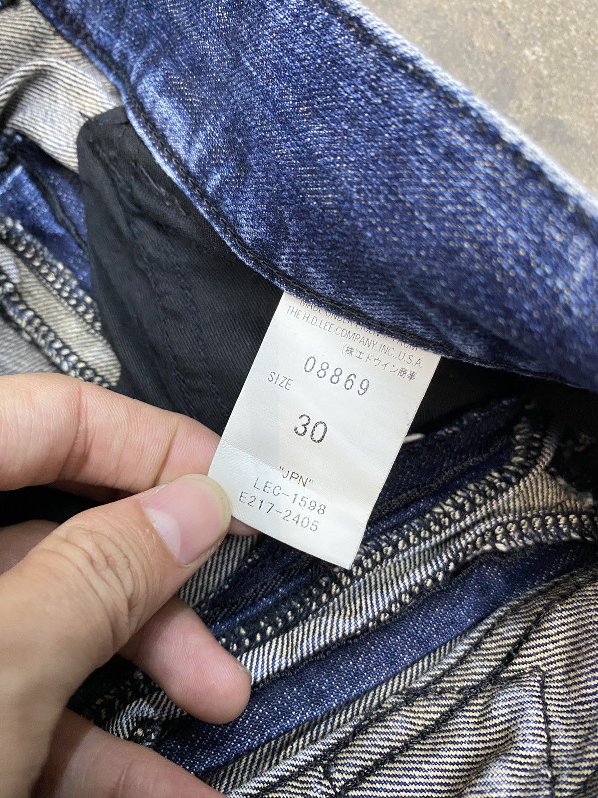 If Six Was Nine × Le Grande Bleu (L.G.B.) × Lee 💥Bindding Offer💥 rare lee faded jeans pant Size US 32 / EU 48 - 9 Thumbnail