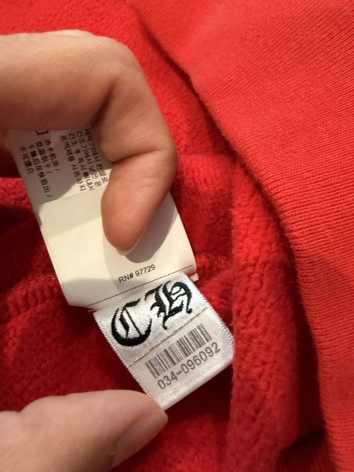 Chrome Hearts Chrome Hearts King Taco Red Quarter Zip Size US L / EU 52-54 / 3 - 11 Thumbnail