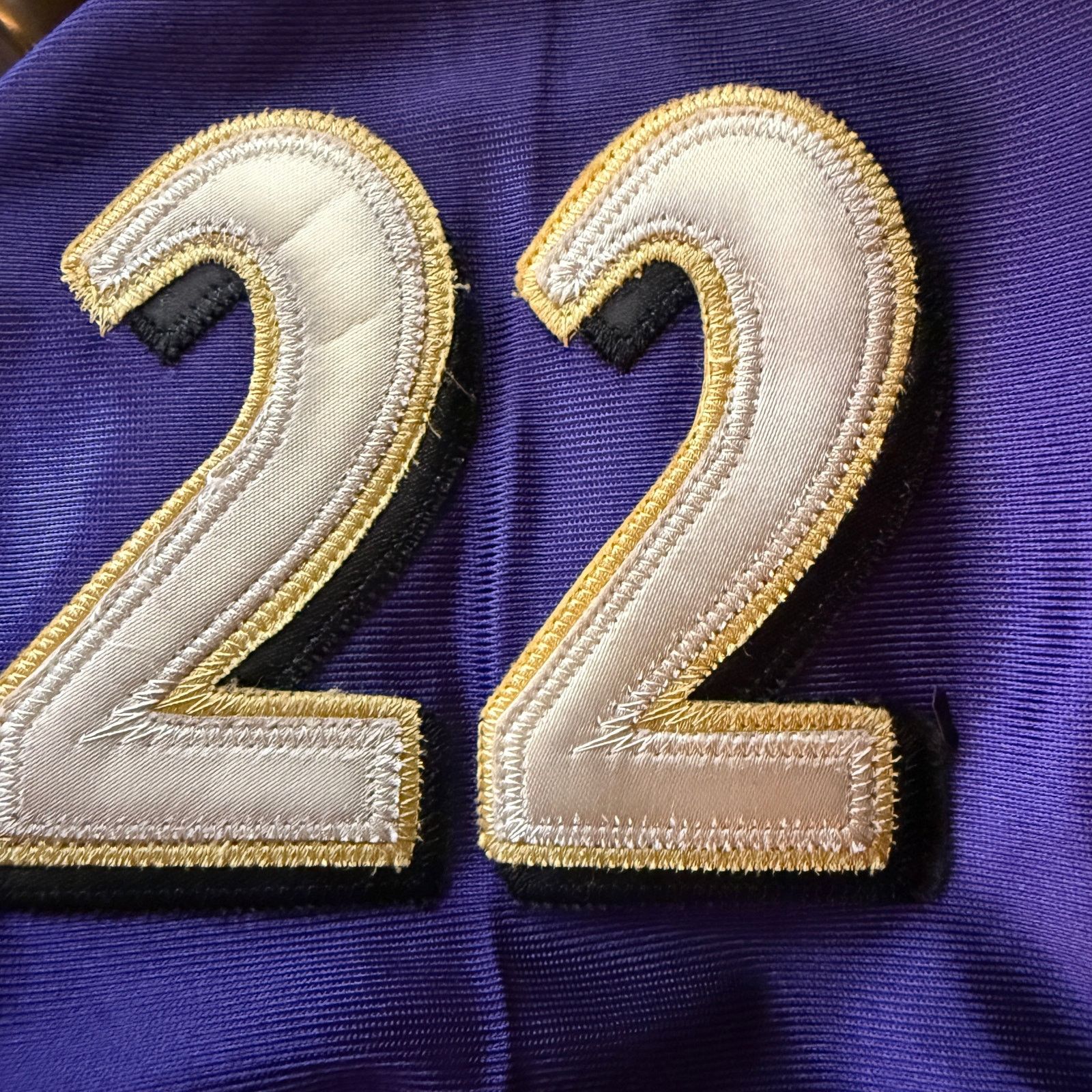 NFL NFL On Field Reebok Baltimore Ravens Smith Purple Jersey Size US L / EU 52-54 / 3 - 3 Thumbnail
