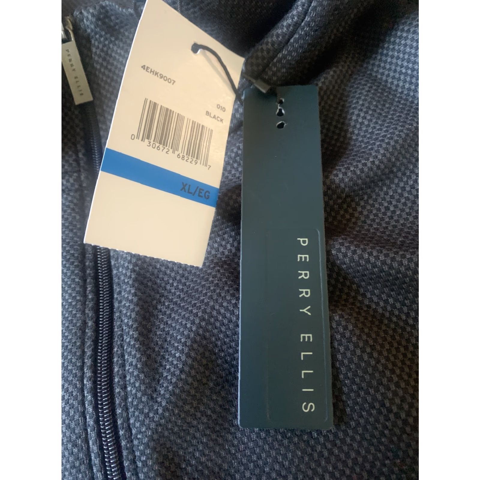 Perry Ellis Perry Ellis Mens 1/4-Zip Pullover Shirt Top Black XL Casual Long Sleeve Mens Clothing Size US XL / EU 56 / 4 - 5 Thumbnail