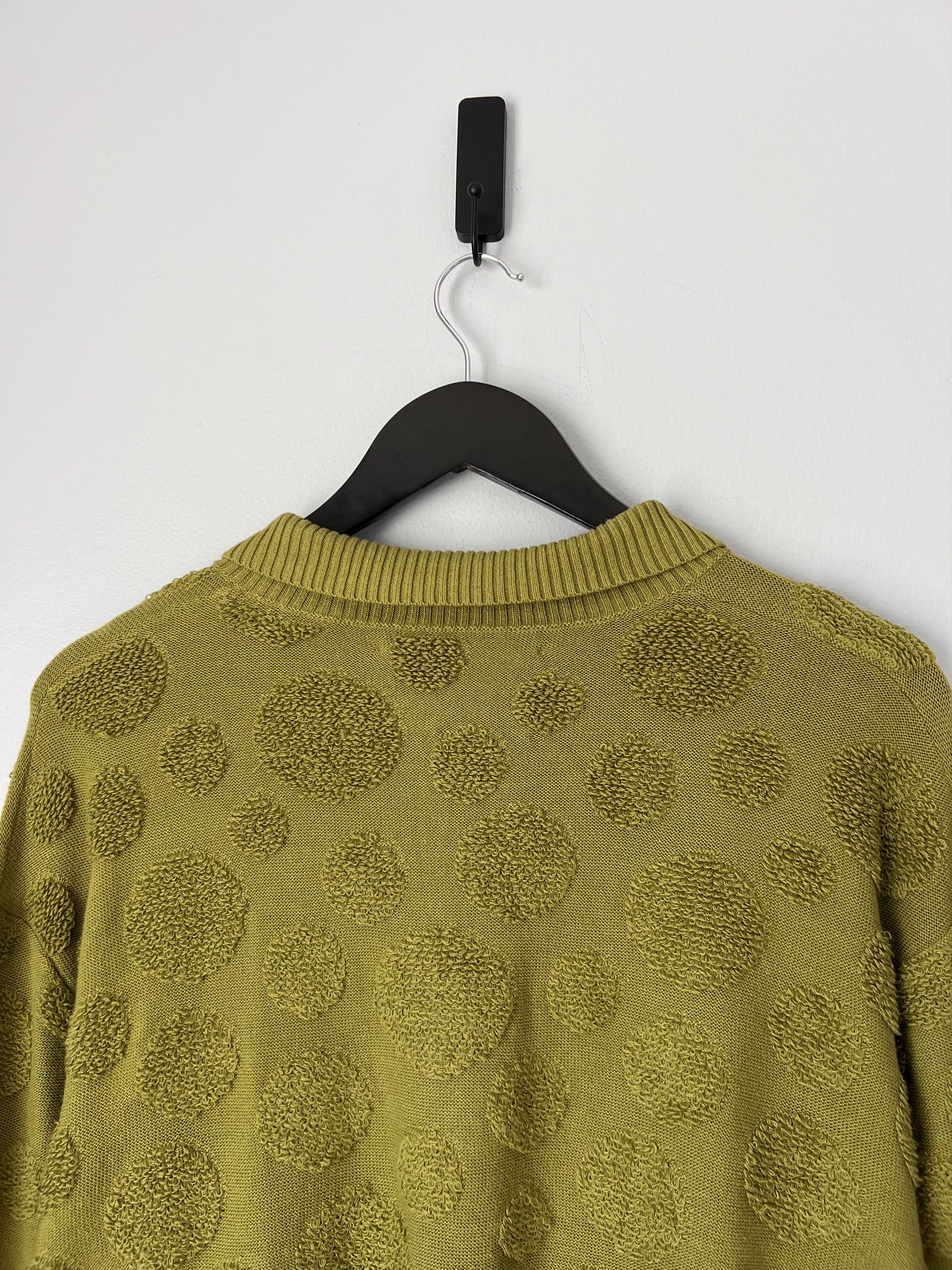 Brain Dead Brain Dead Dot Half Zip Sweater in Green Size US M / EU 48-50 / 2 - 6 Thumbnail