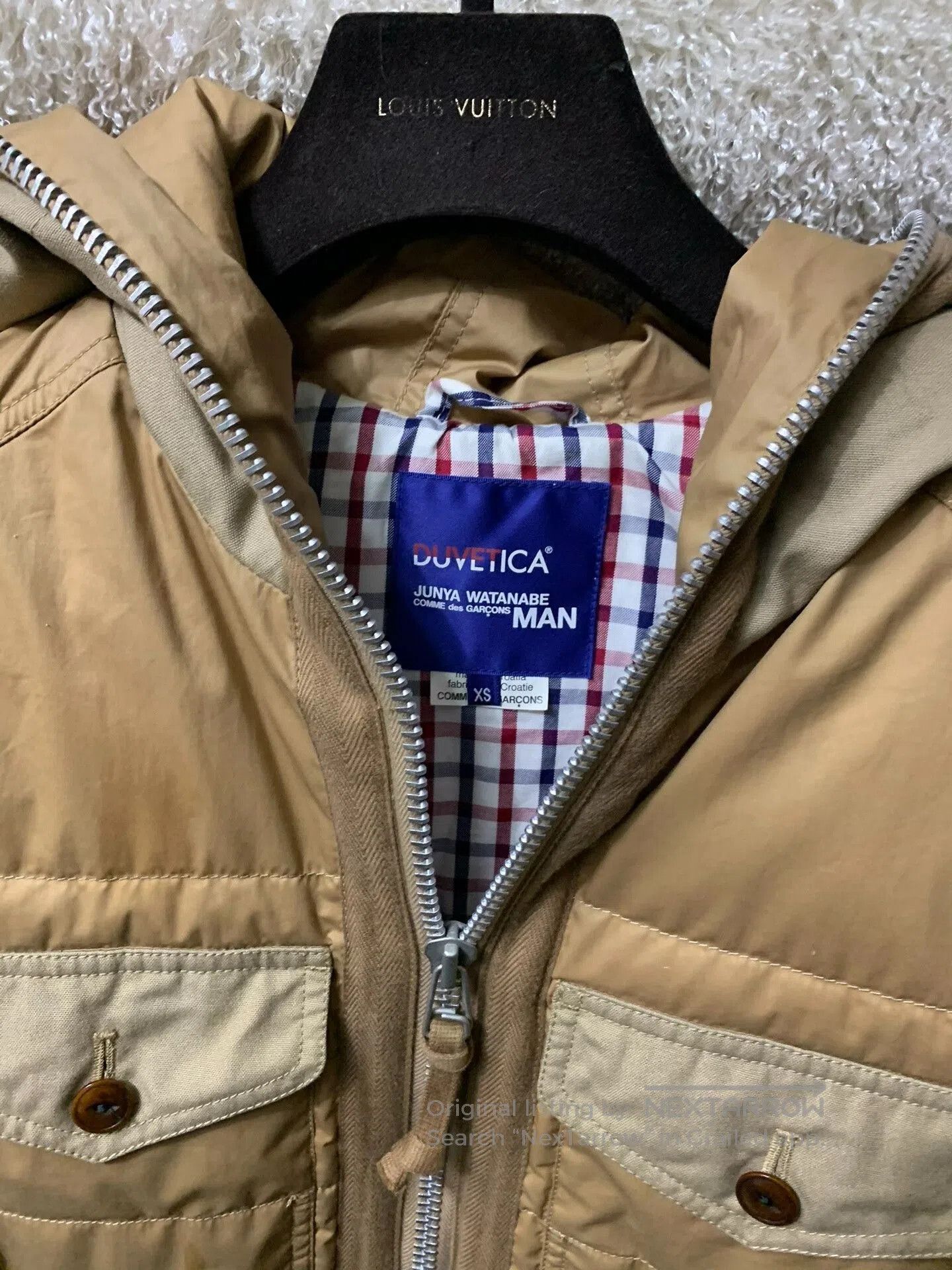 Duvetica Duvetica x CDG Men's Down Hooded Vest. Size US XS / EU 42 / 0 - 3 Thumbnail