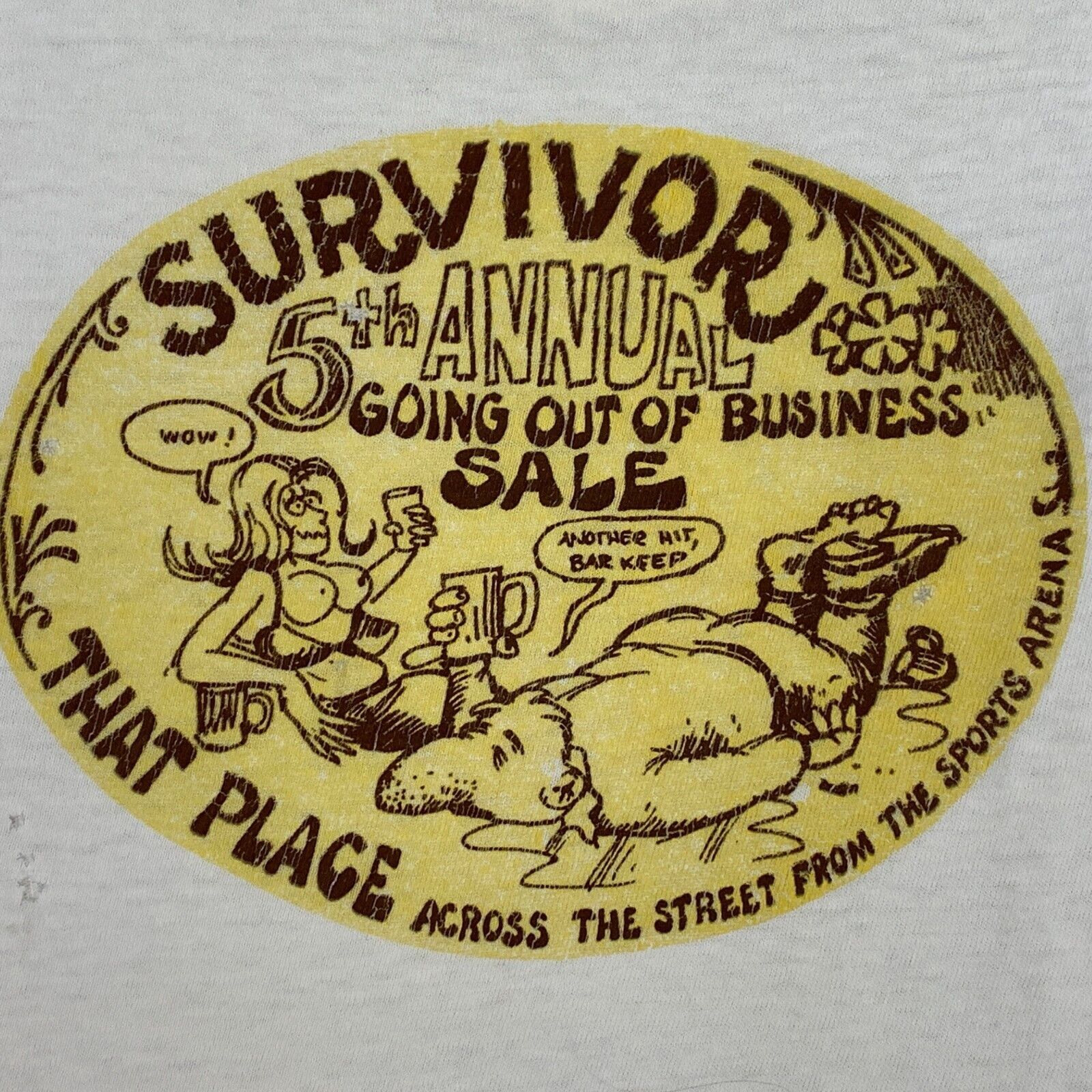 Vintage Vintage Distressed That Place Across Sports Arena T Shirt S Size US S / EU 44-46 / 1 - 15 Thumbnail