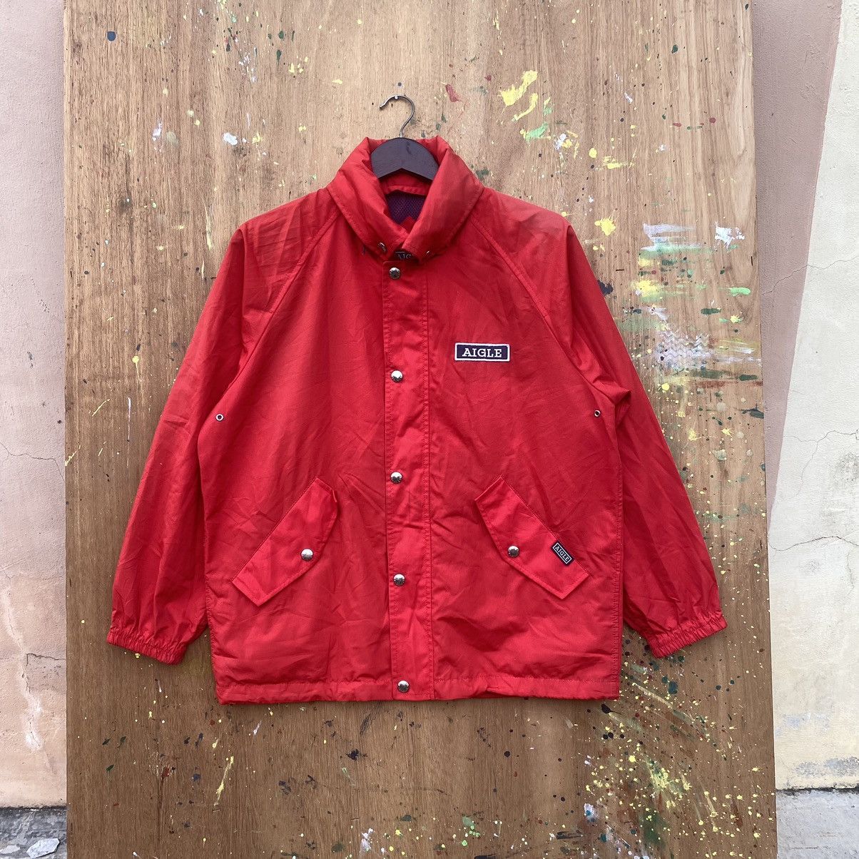 Aigle × Japanese Brand Vintage Aigle Red Light Layer Jacket Size US XS / EU 42 / 0 - 1 Thumbnail