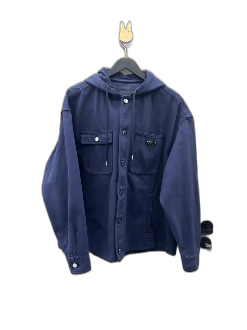 Prada Prada Purple Denim Jacket Brand New M Size-yf Size US M / EU 48-50 / 2 - 1 Thumbnail