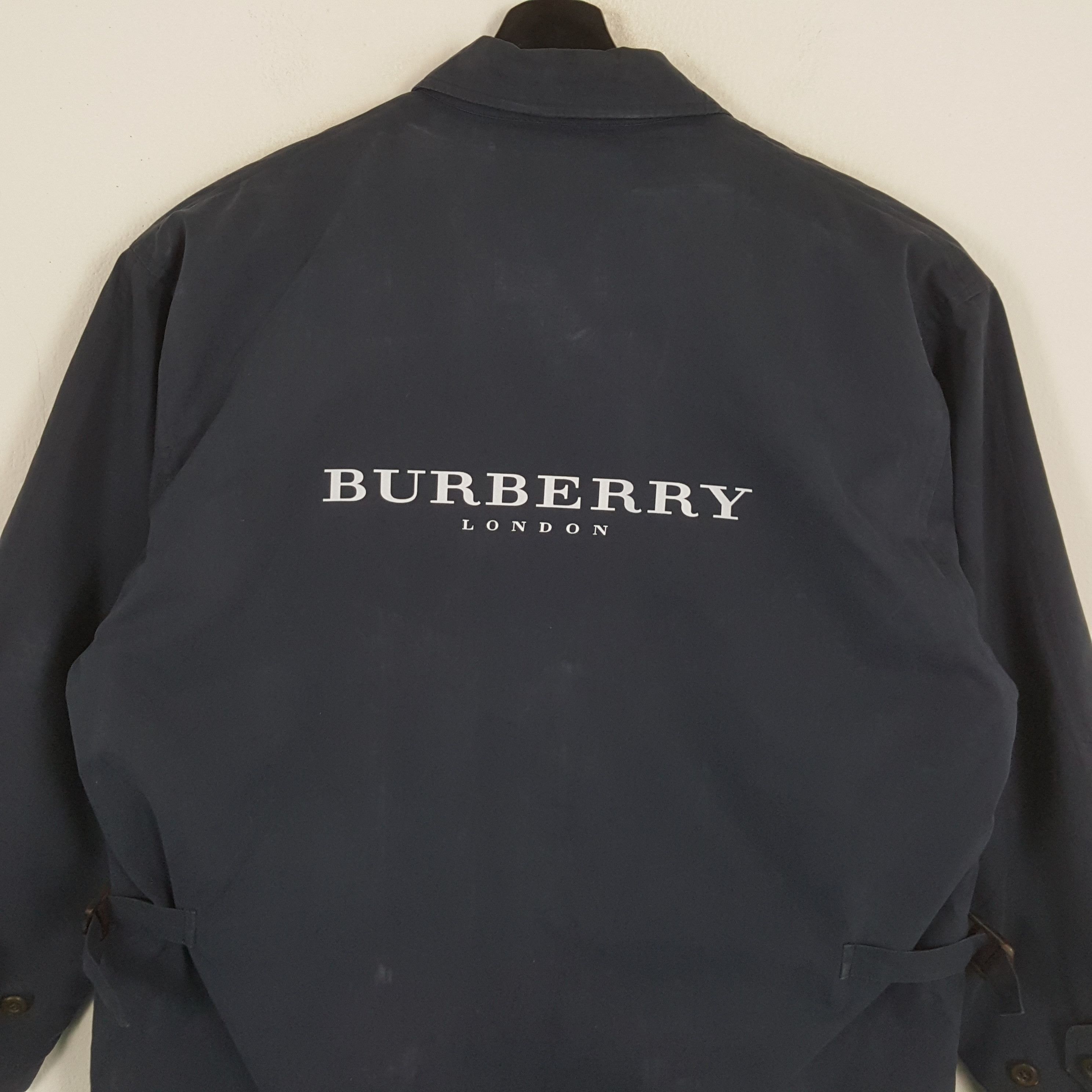 Burberry × Vintage BURBERRYS Fashion Brand Style Custom Art Coat Jacket Size US L / EU 52-54 / 3 - 2 Thumbnail