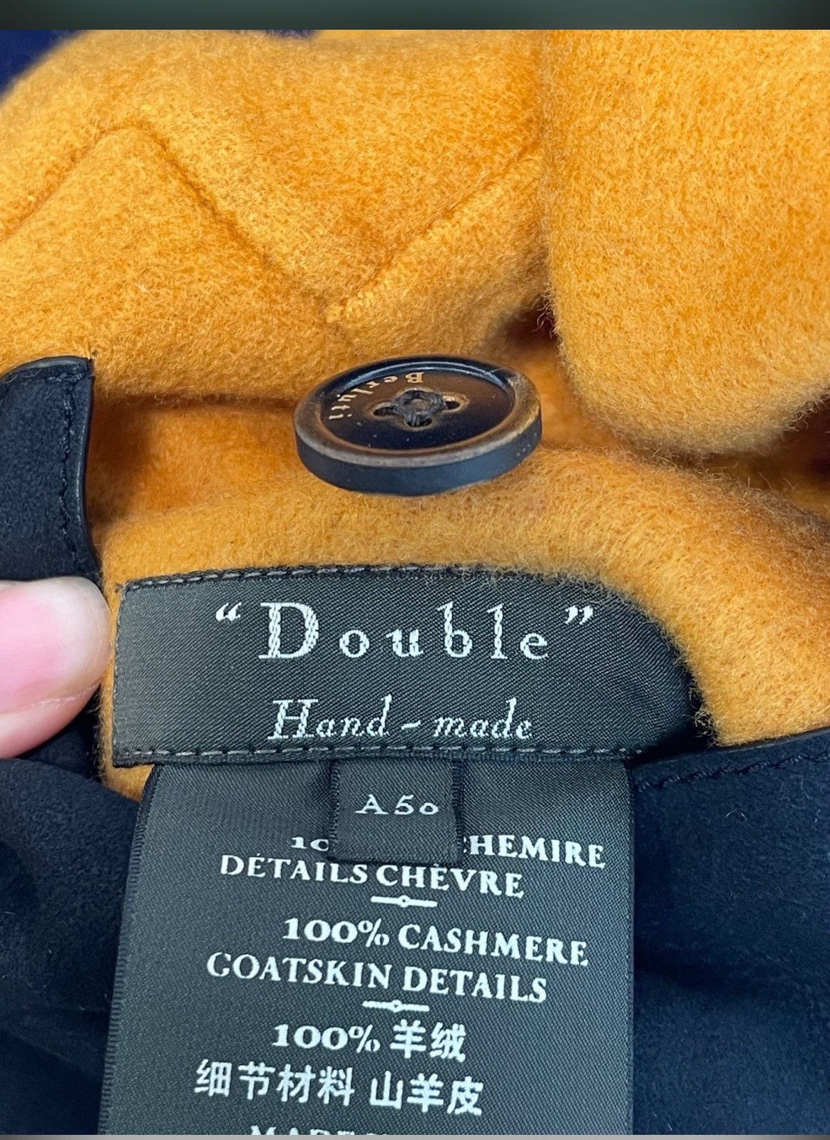 Berluti Berluti rare Forestiere in blue and gold double cashmere Size 50R - 6 Thumbnail