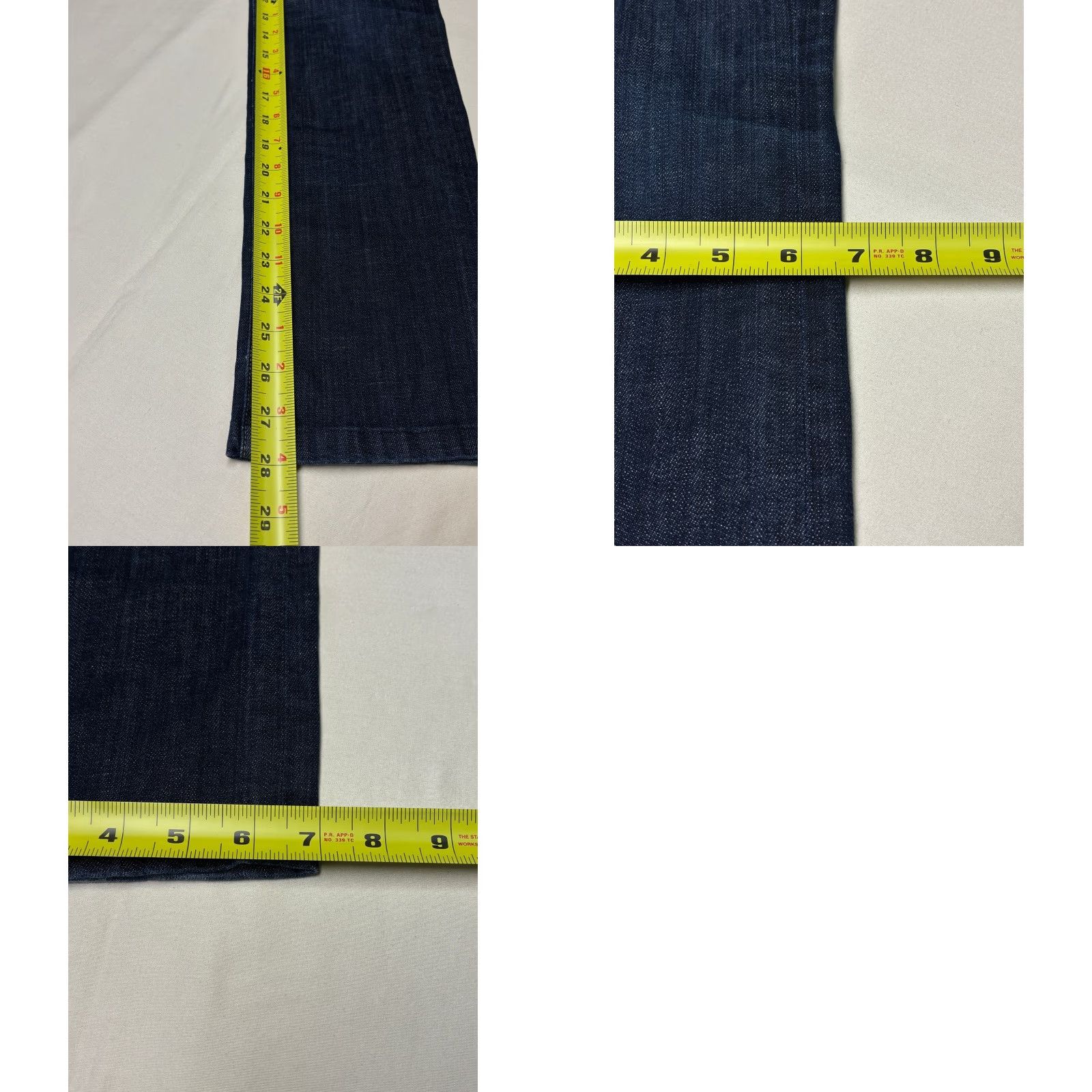 7 For All Mankind 7 For All Mankind Jeans Women Size 28X28 Dark Wash Straight Leg Denim Cotton Spandex Zip Button 5-Pocket Classic Fit Womens Size 28" / US 6 / IT 42 - 9 Thumbnail