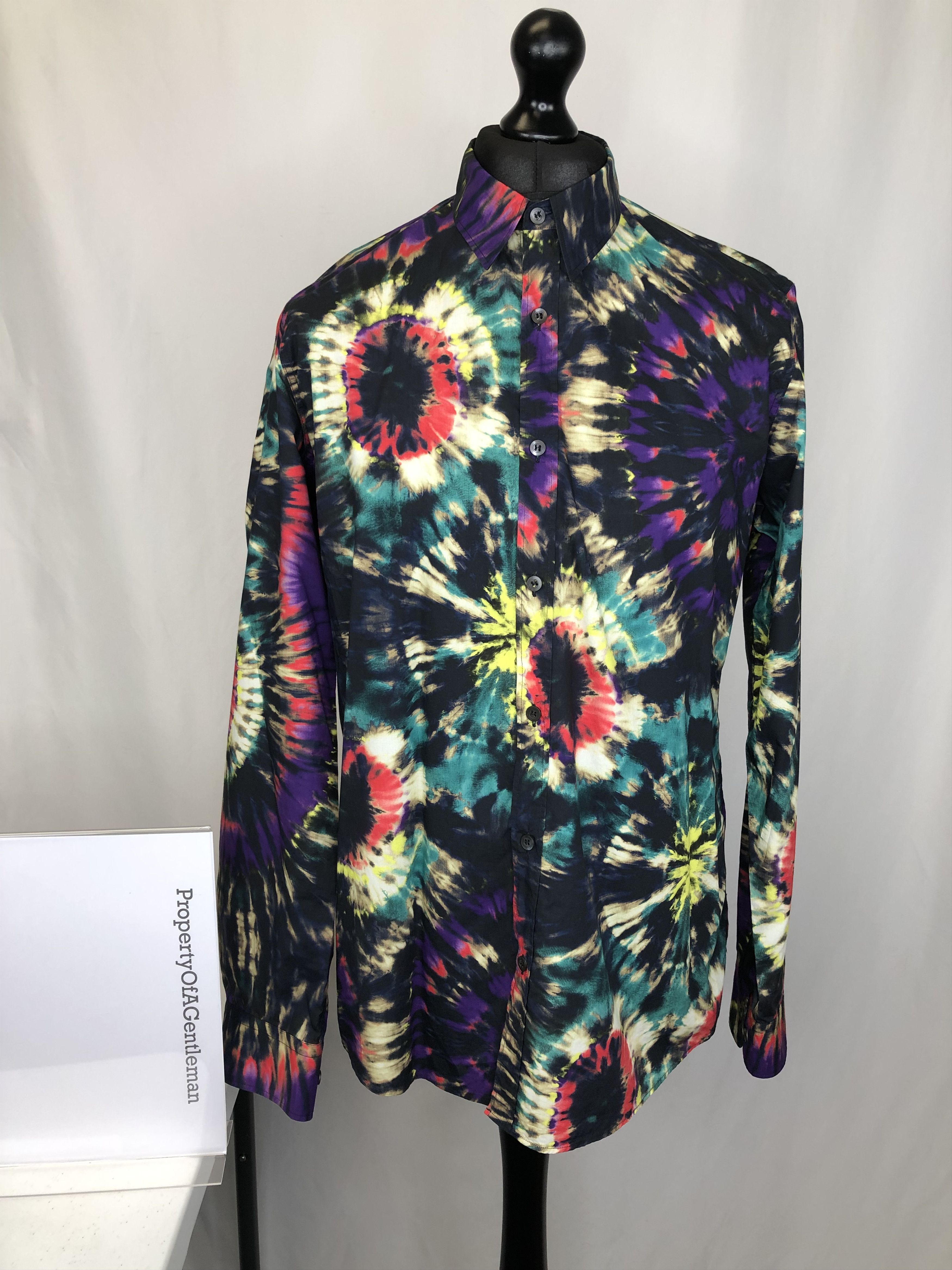 Dries Van Noten Dries Van Noten Tie Die Print Shirt Size US L / EU 52-54 / 3 - 1 Thumbnail