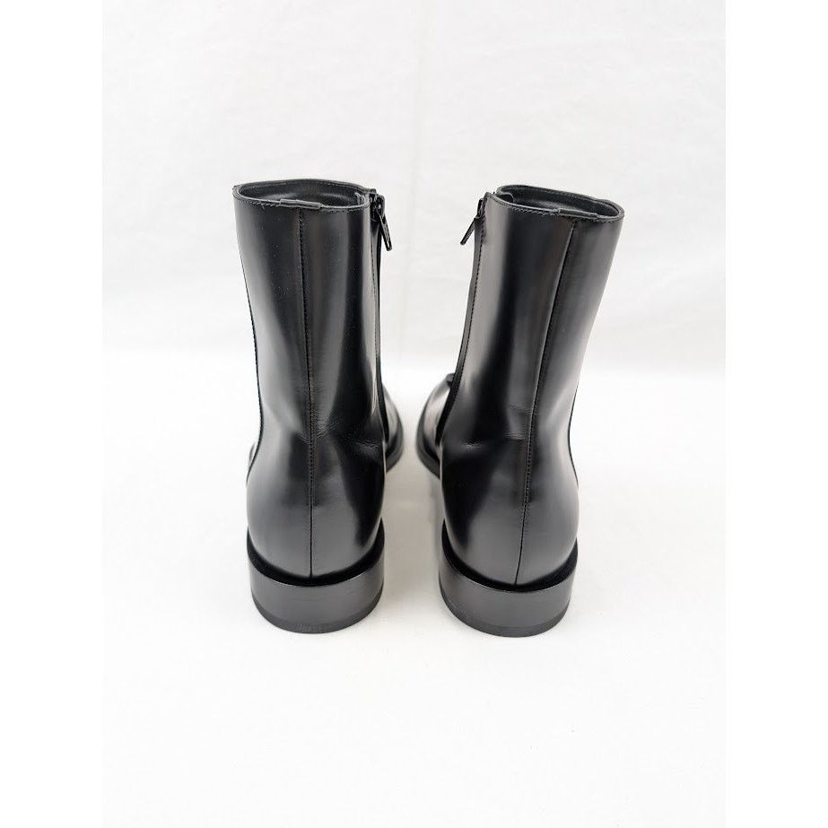 Balenciaga o1rshd1 Smooth Calf BB Matt Icon Bootie in Black/Black Size US 10 / EU 43 - 18 Thumbnail