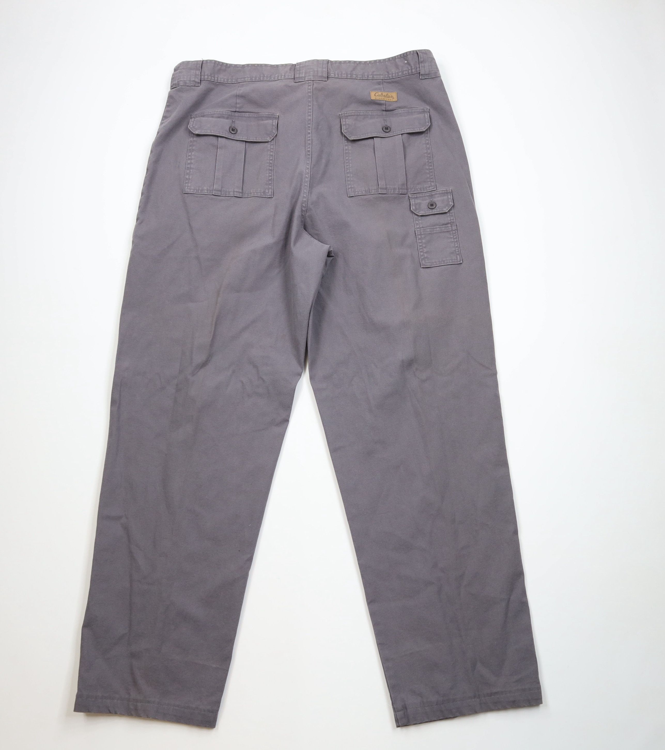 Cabelas Vintage Cabelas Wide Leg 7 Pocket Hiking Trekking Pants Size US 44 / EU 60 - 9 Thumbnail