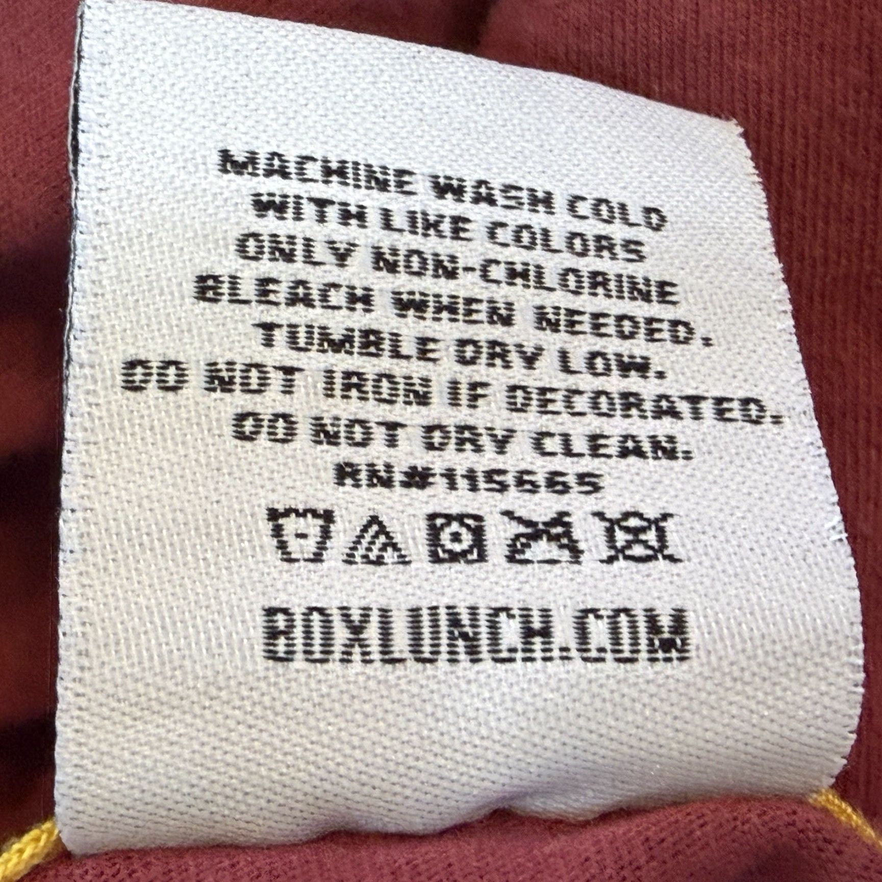 Vintage Harry Potter Spirit Jersey Womens Large Maroon Yellow Gryffindor Box Lunch Jersey Size L / US 10 / IT 46 - 8 Thumbnail
