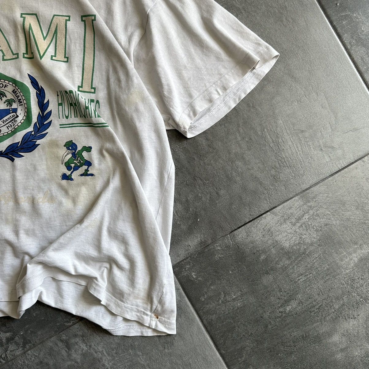 Designer × Vintage Vintage Miami Hurricanes T-shirts University Of Miami Y2K Size US XL / EU 56 / 4 - 6 Thumbnail
