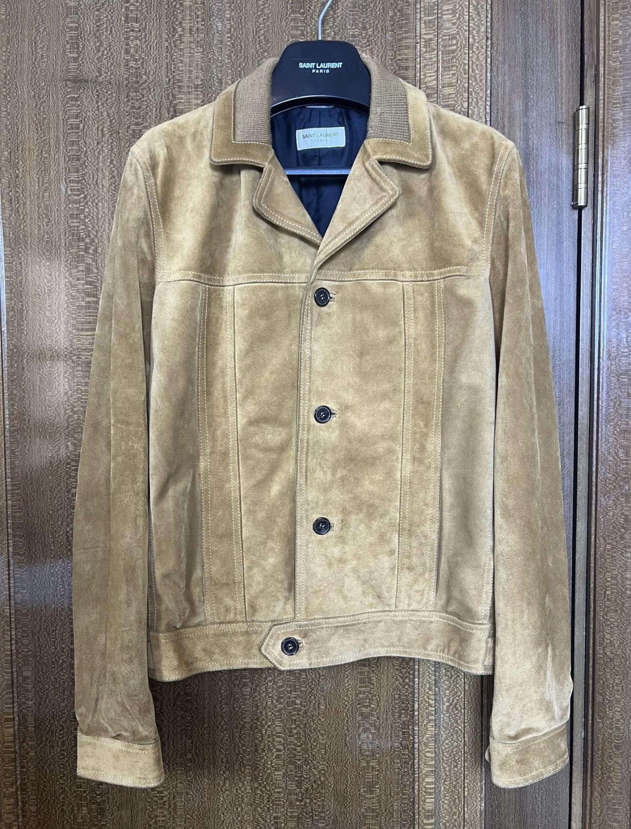 Saint Laurent Paris Saint Laurent Paris 2014 suede jacket Size US S / EU 44-46 / 1 - 1 Thumbnail