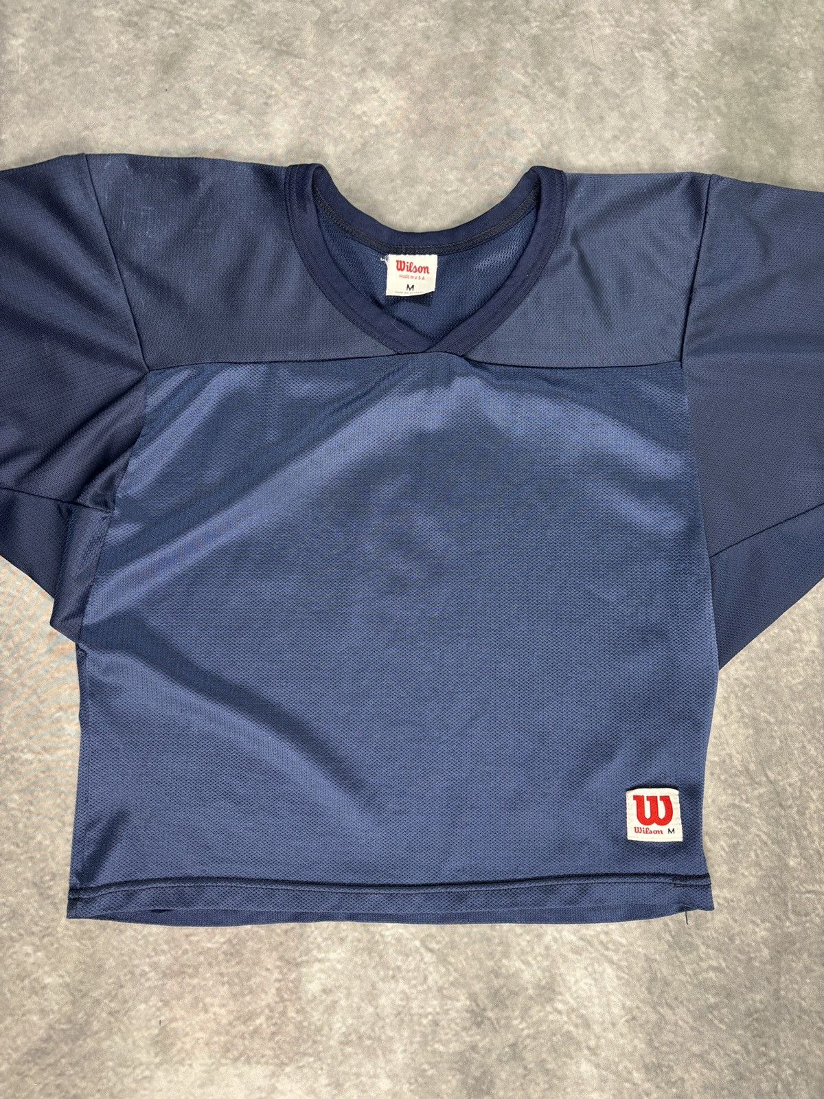 Wilson Vintage Wilson Football Jersey Blank Crop Short 80s 90s Prac Size US S / EU 44-46 / 1 - 8 Thumbnail
