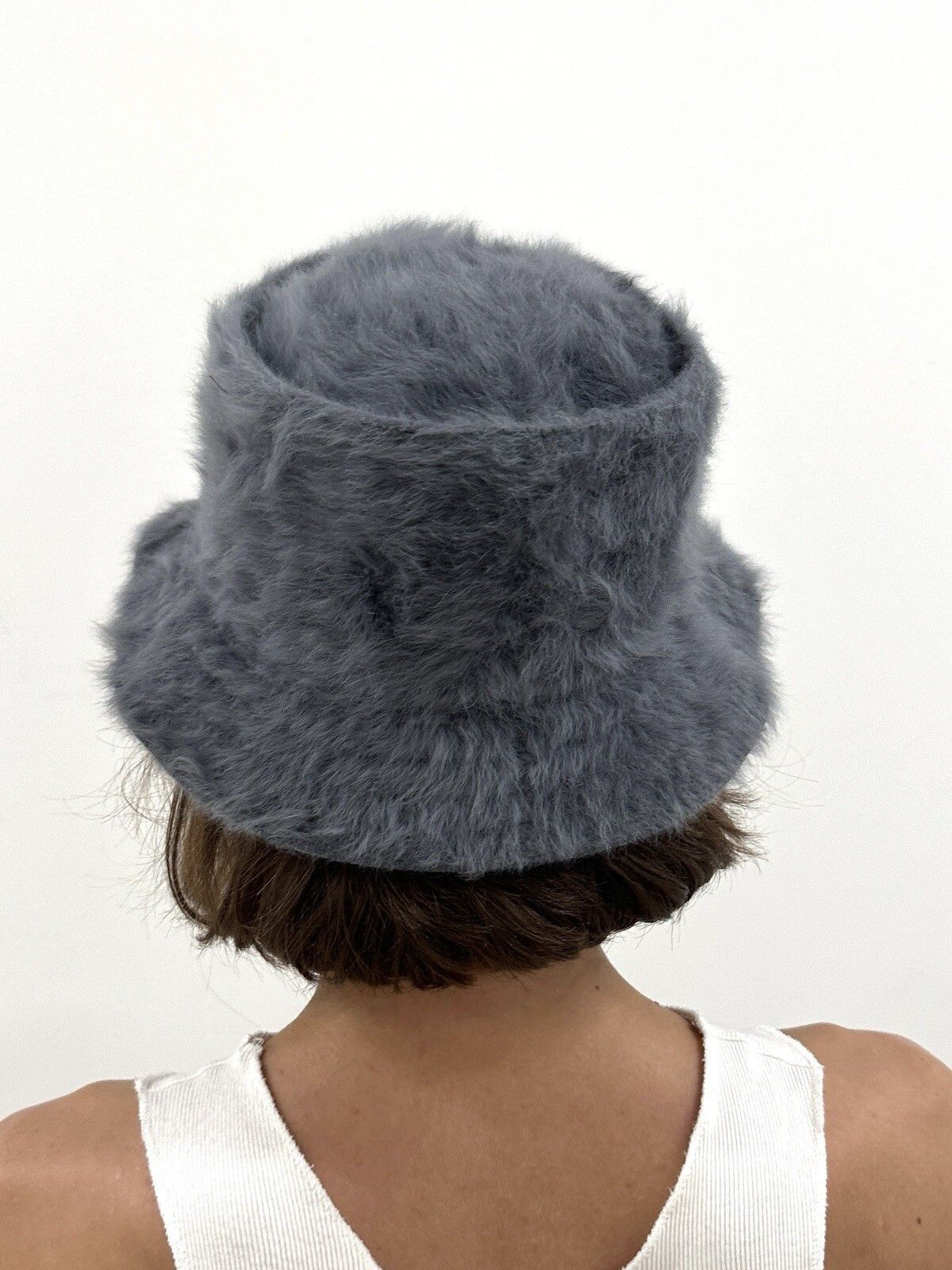 Kangol VINTAGE Kangol FURGORA Bucket Bin Hat Fuzzy Fluffy size L Size ONE SIZE - 7 Thumbnail