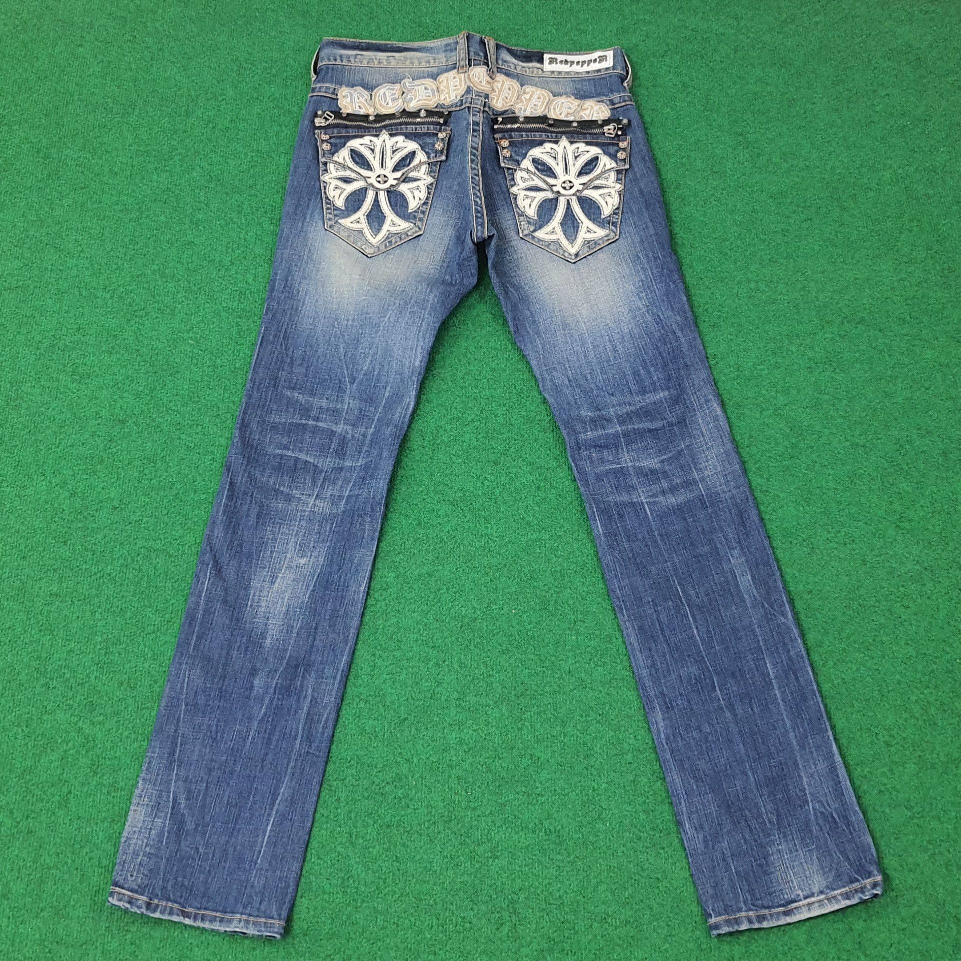 Vintage Red Pepper Japan Denim Y2k Jeans C258N8