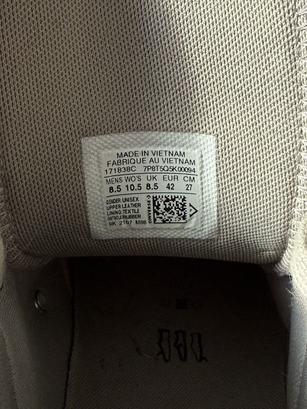 Converse × Feng Chen Wang Feng Chen Wang x Converse 2-in-1 High 'Concrete Grey' Size US 8.5 / EU 41-42 - 8 Thumbnail