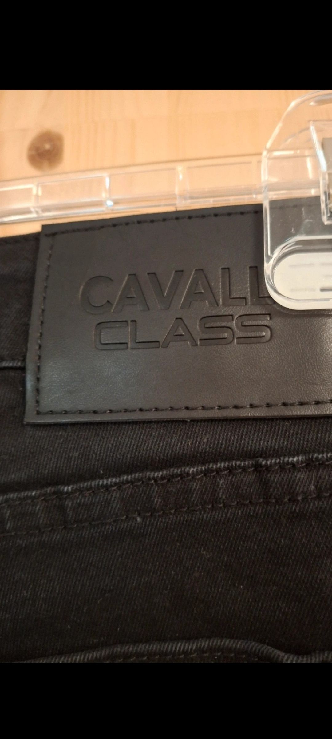 Cavalli Class Cavalli Class Black Distressed Skinny Jeans Size 31" - 4 Thumbnail