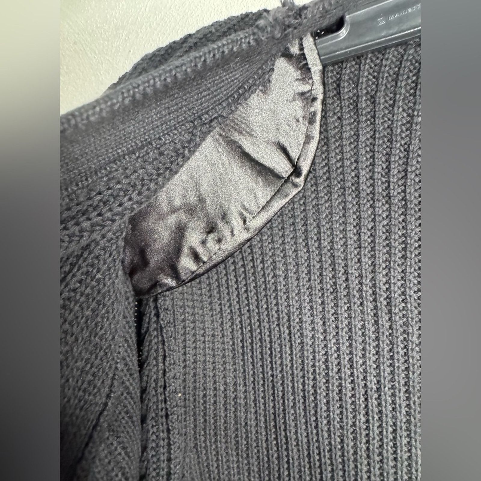 SER.O.YA NWT SER.O.YA Amanda Black Sweater Dress Size M / US 6-8 / IT 42-44 - 8 Thumbnail