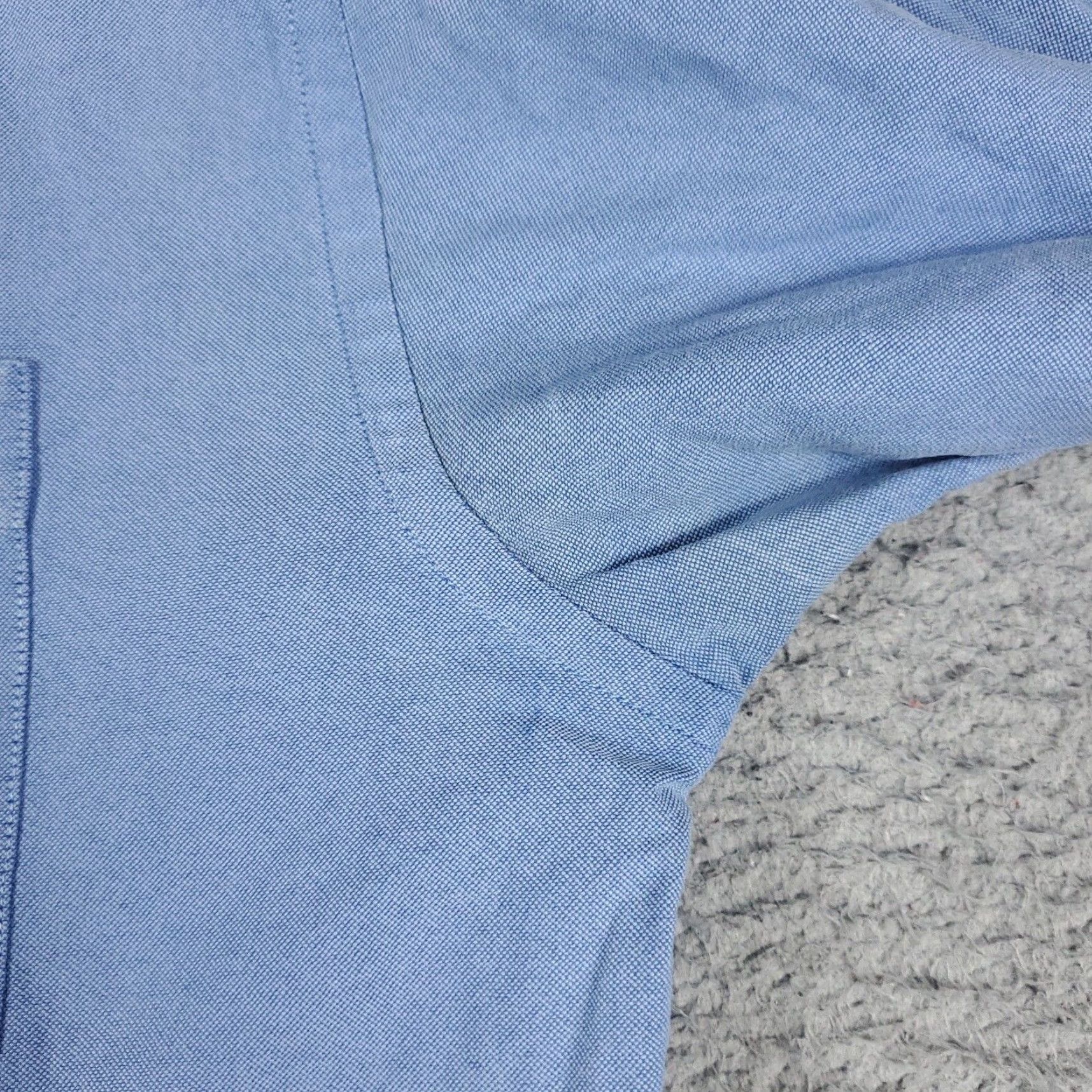 Tommy Hilfiger VINTAGE Tommy Hilfiger Men's Shirt Large Blue Casual Button-Up Long Sleeve Cotton 90s Classic Size US L / EU 52-54 / 3 - 5 Thumbnail