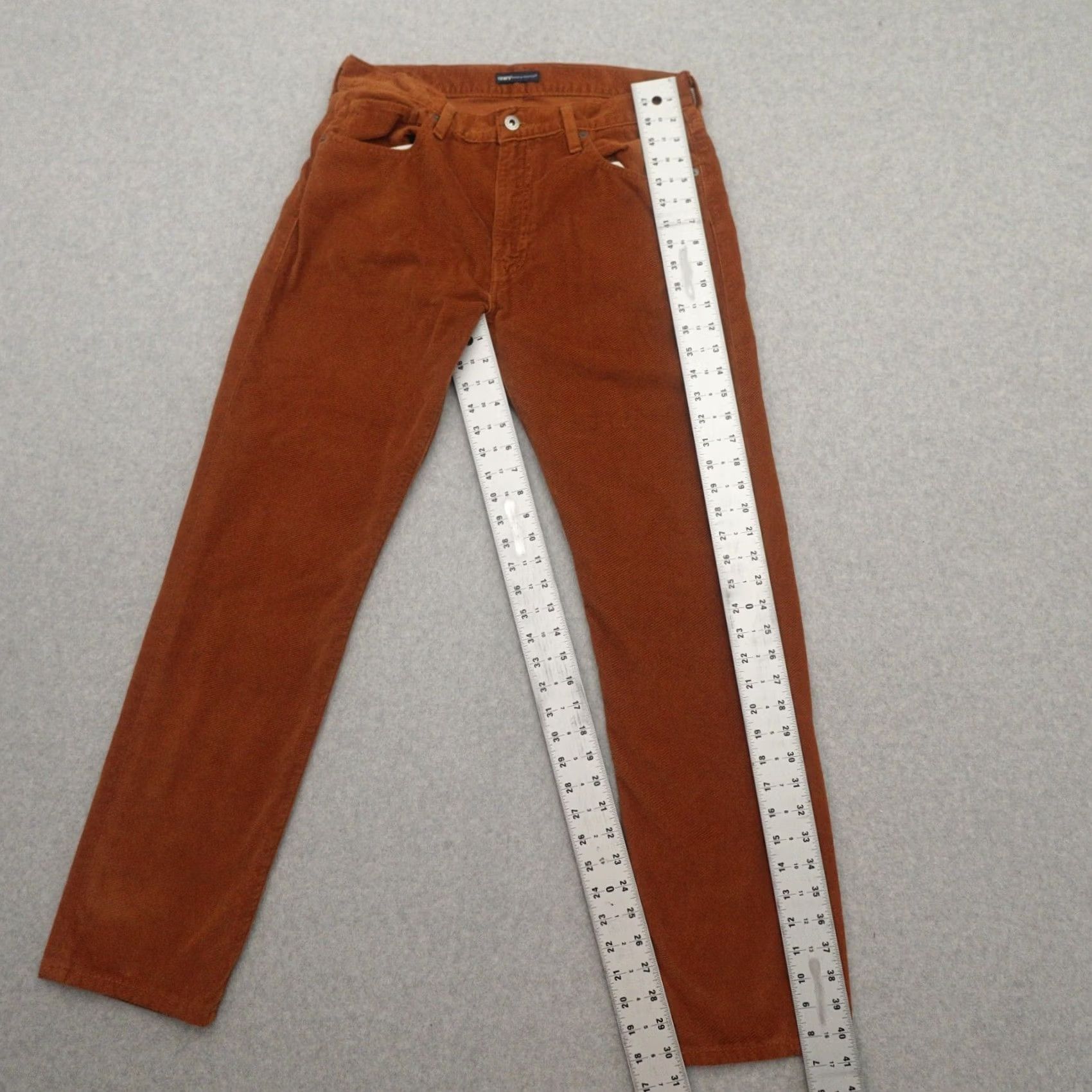 Levi's LEVIS MADE AND CRAFTED 502 Taper Mens 33 (33x31) Brown Tan Denim Shrt? Size US 33 - 3 Thumbnail